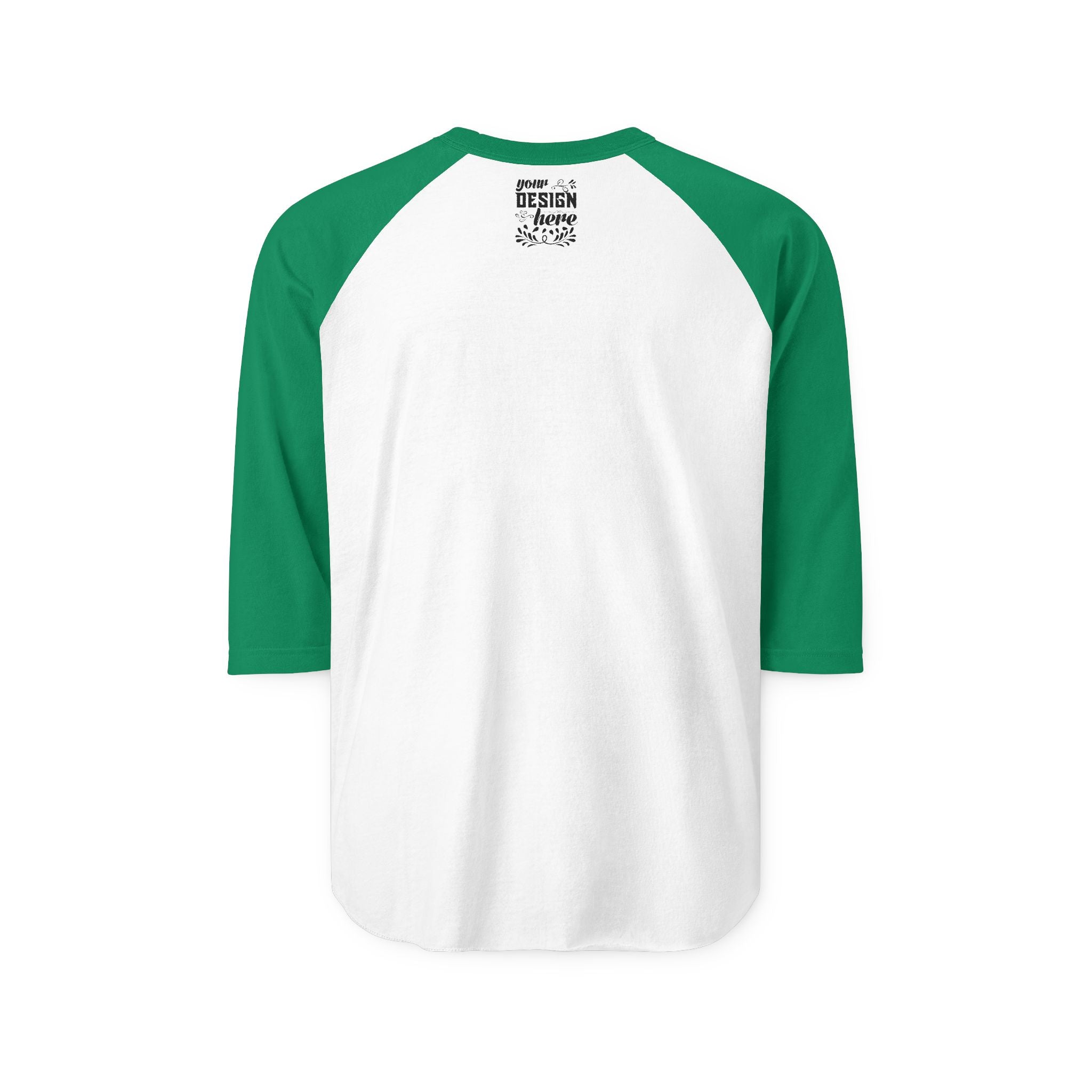 Customizable Tultex 245 Unisex 3\4 Sleeve Raglan Fine Knit Jersey Shirt