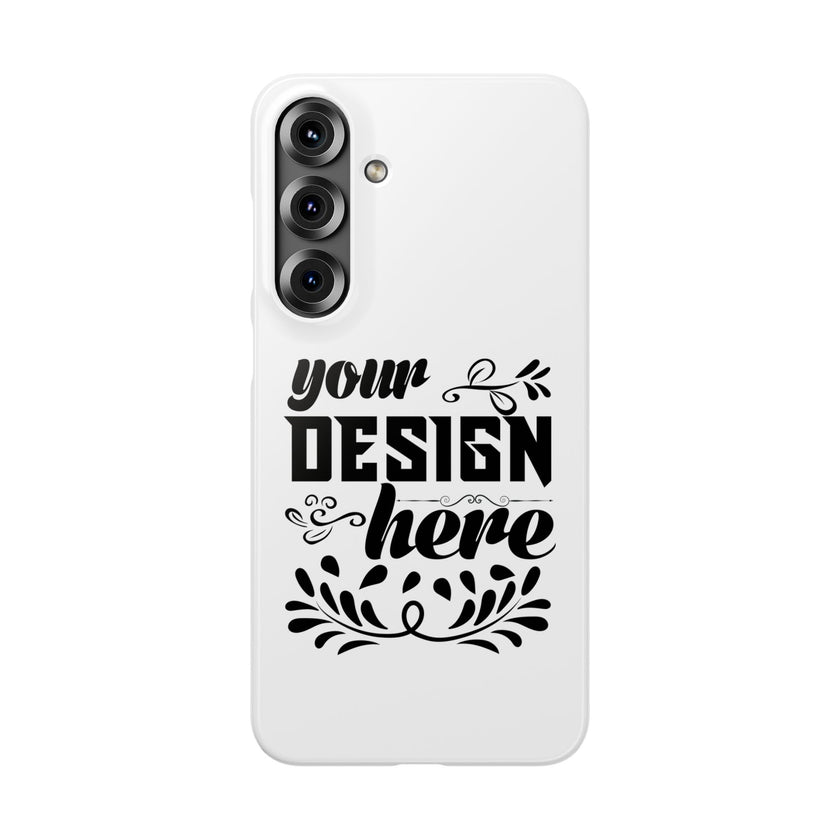 Customizable Snap Phone Case Slim Lightweight Polycarbonate Gloss Or Matte
