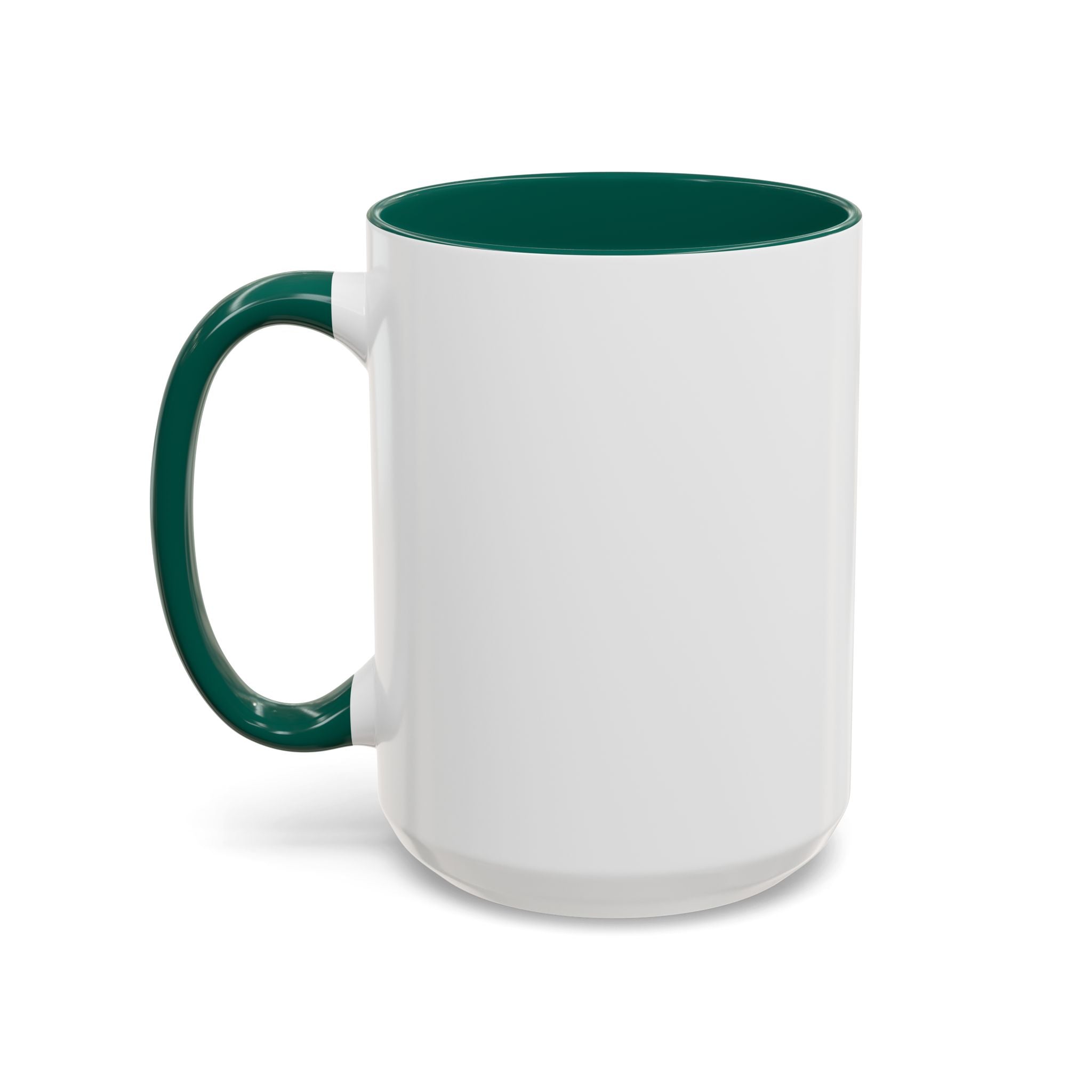 Customizable Glossy Ceramic Accent Mug 11oz and 15oz