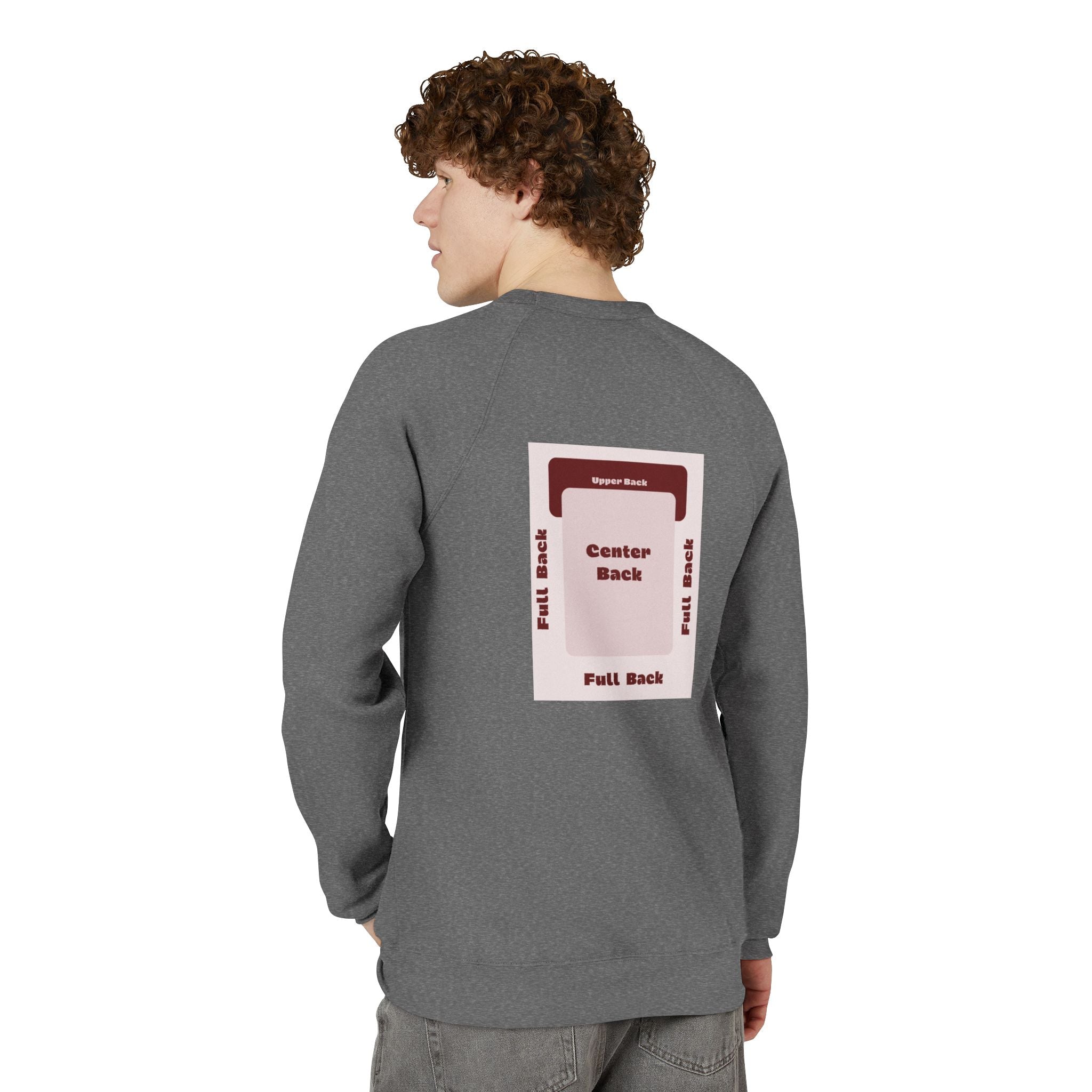 Customizable Bella+Canvas 3901 Unisex Fleece Raglan Sweatshirt