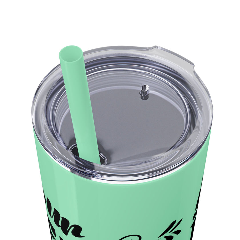 Customizable Maars 20oz Skinny Tumbler with Straw Stainless Steel