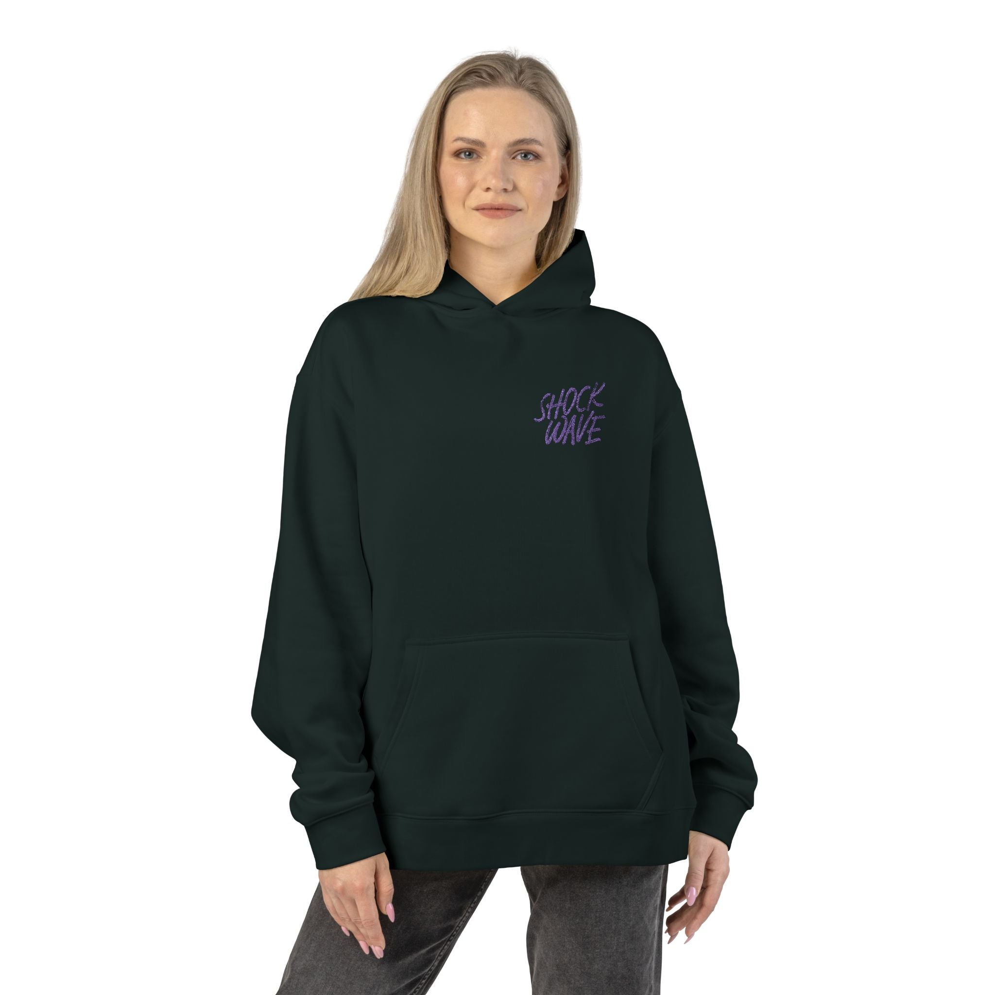 AS Colour 5161 Unisex Relaxed Hoodie | Shock Wave Embroidery