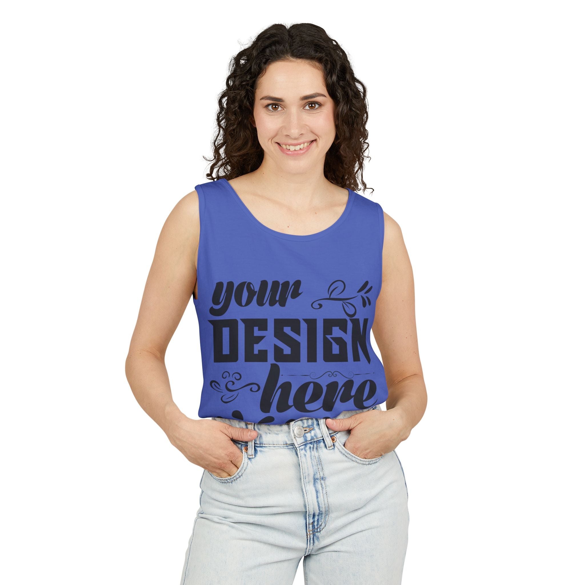Customizable  Comfort Colors 9360  Unisex Garment Dyed Tank Top