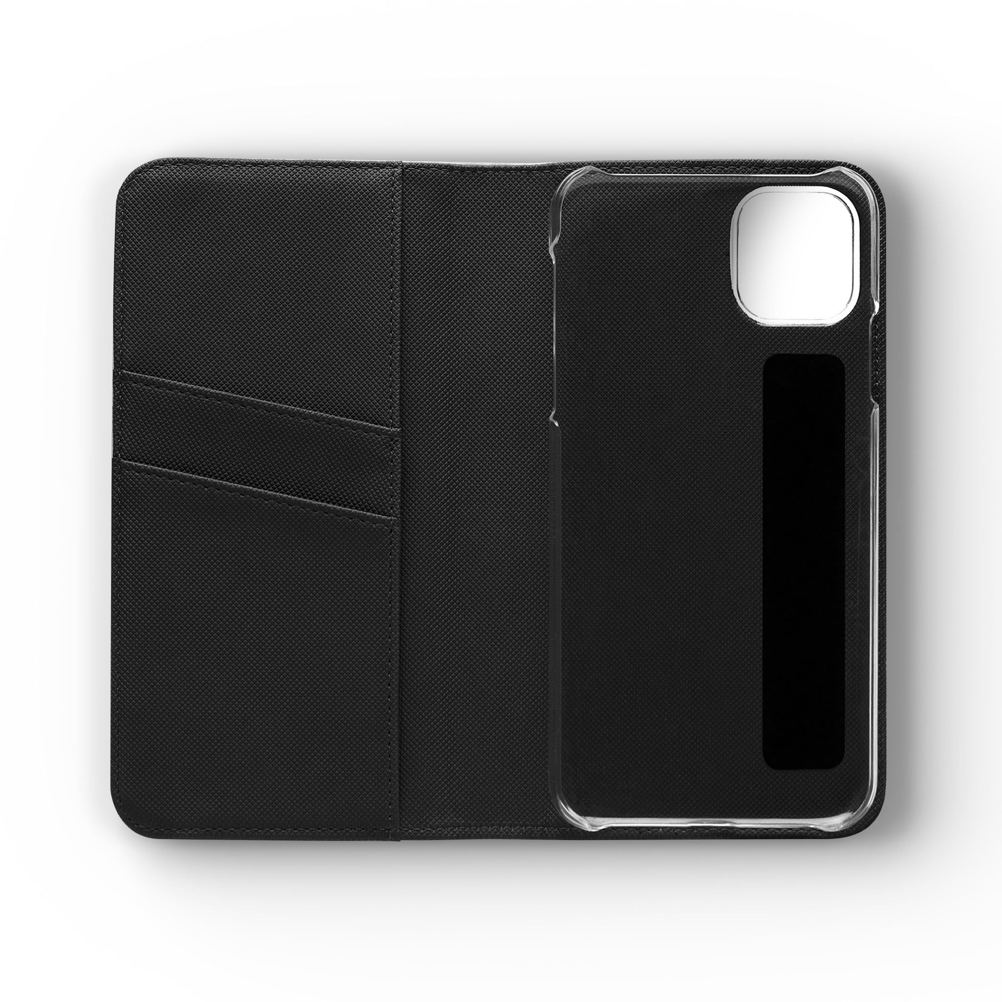 Customizable Flip Folio Phone Case With Card Slots Stand And Elastic Strap
