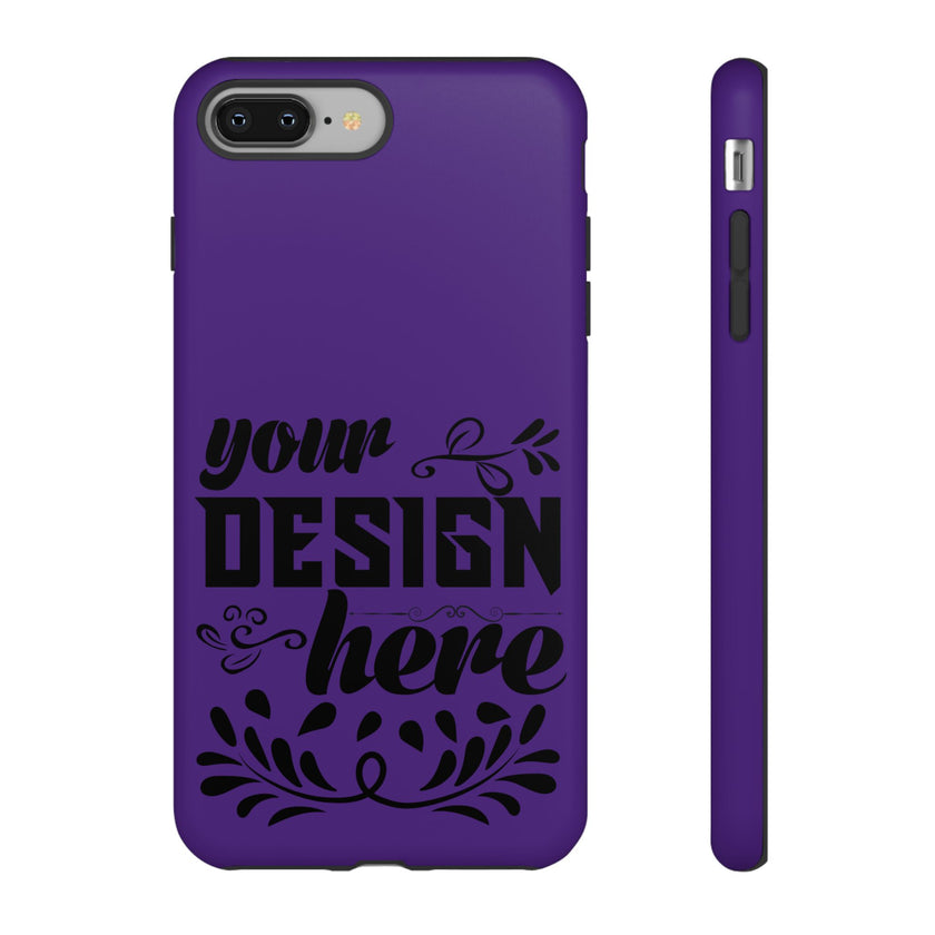 Customizable Tough Dual Layer Phone Case Polycarbonate TPU Liner Protective