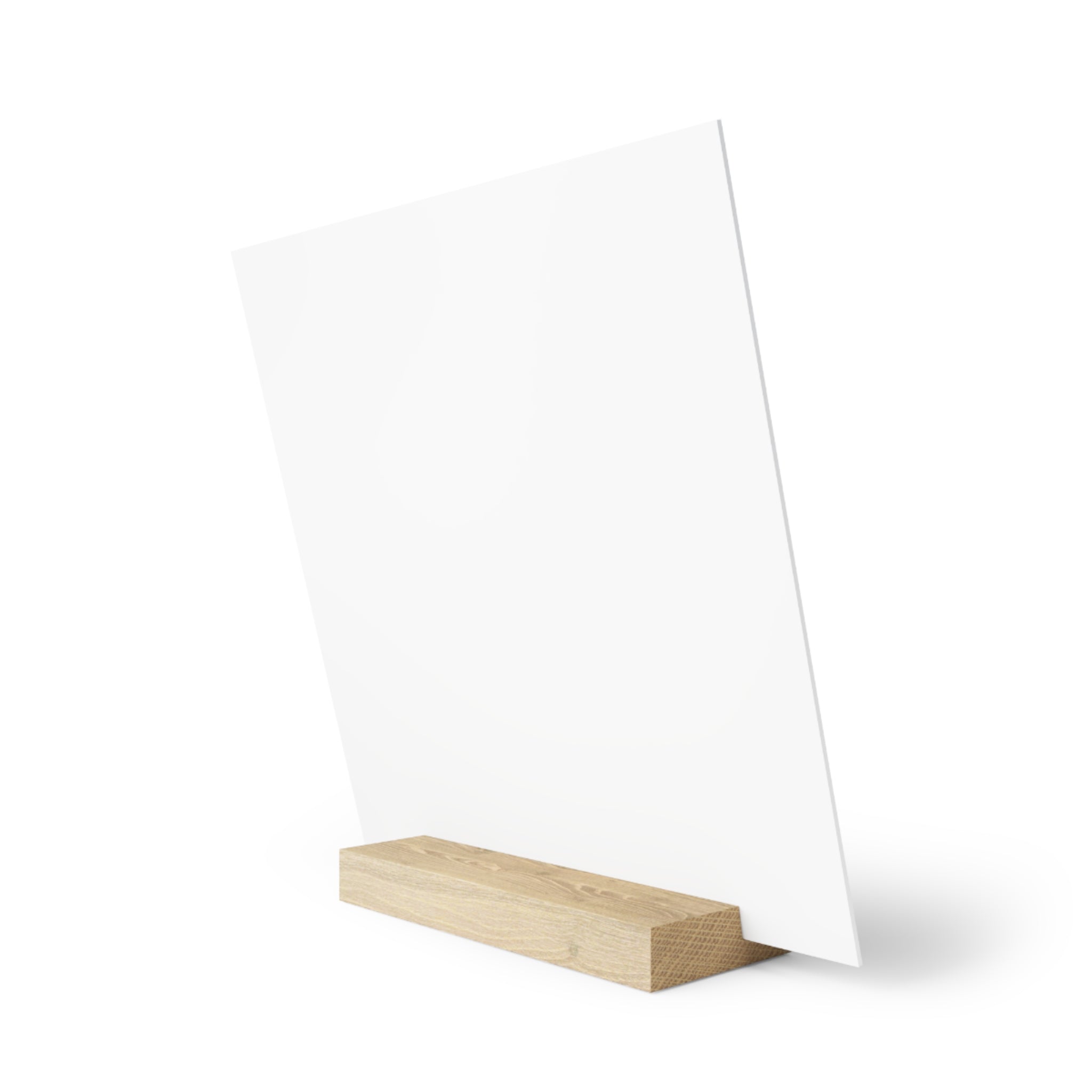 Customizable Gallery Board with Wooden Stand 1.8mm Giclée Print
