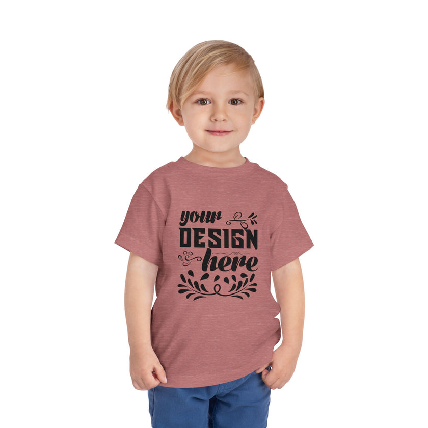 Customizable Bella+Canvas 3001T Toddler Short Sleeve T-Shirt Jersey