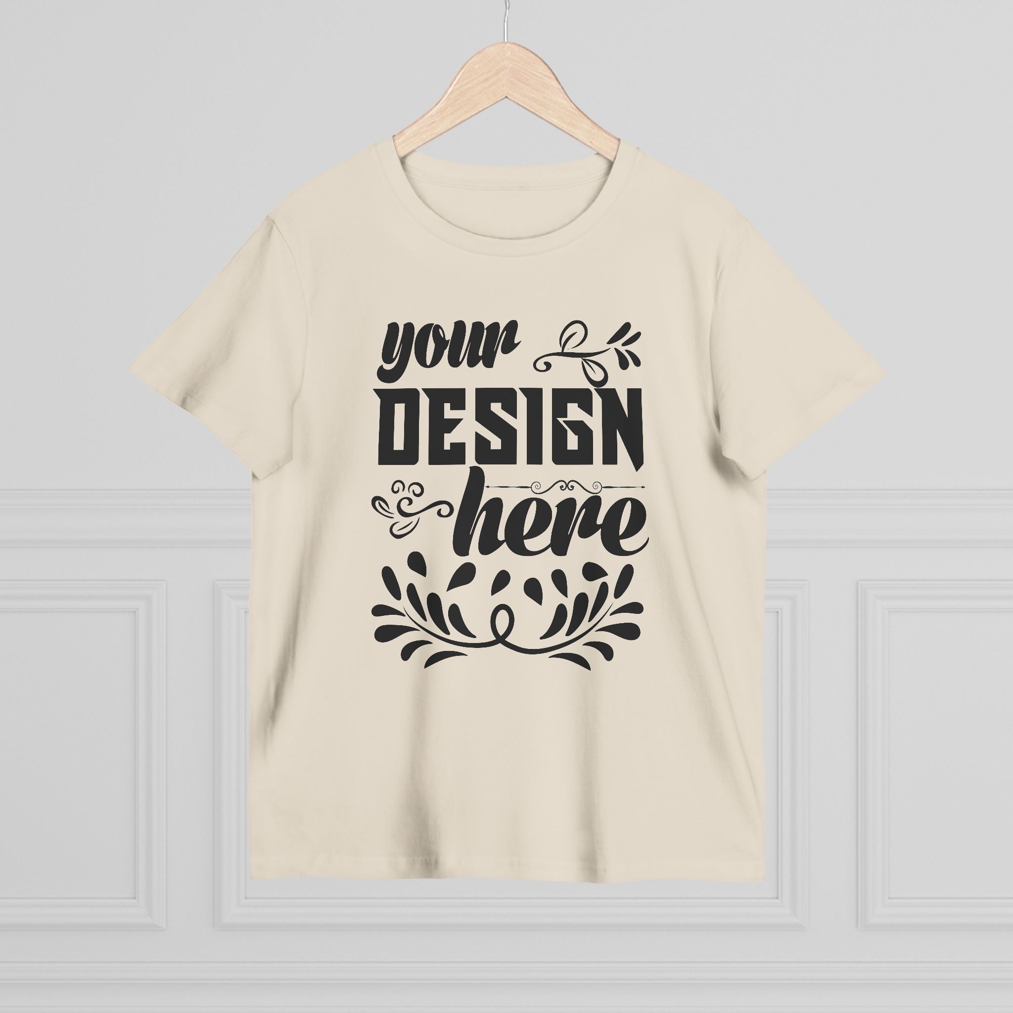 Customizable AS Colour 4001 Womens Maple Cotton T-Shirt