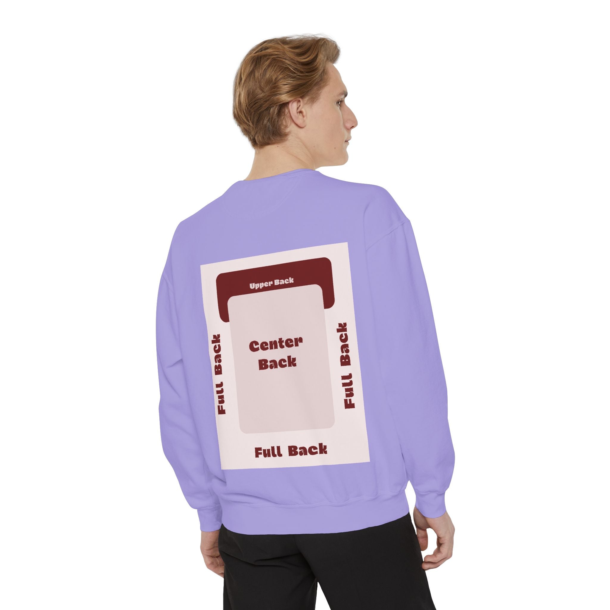 Customizable Comfort Colors 1566 Unisex Garment Dyed Sweatshirt DTG Custom Design