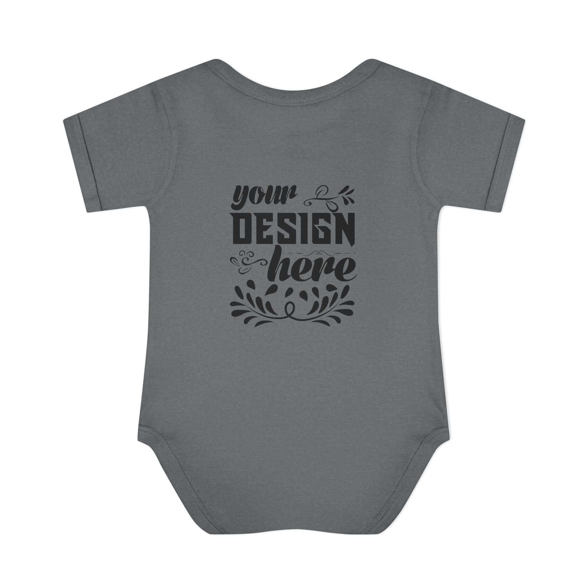 Customizable Infant Baby Rib Bodysuit Rabbit Skins 4400 Unisex