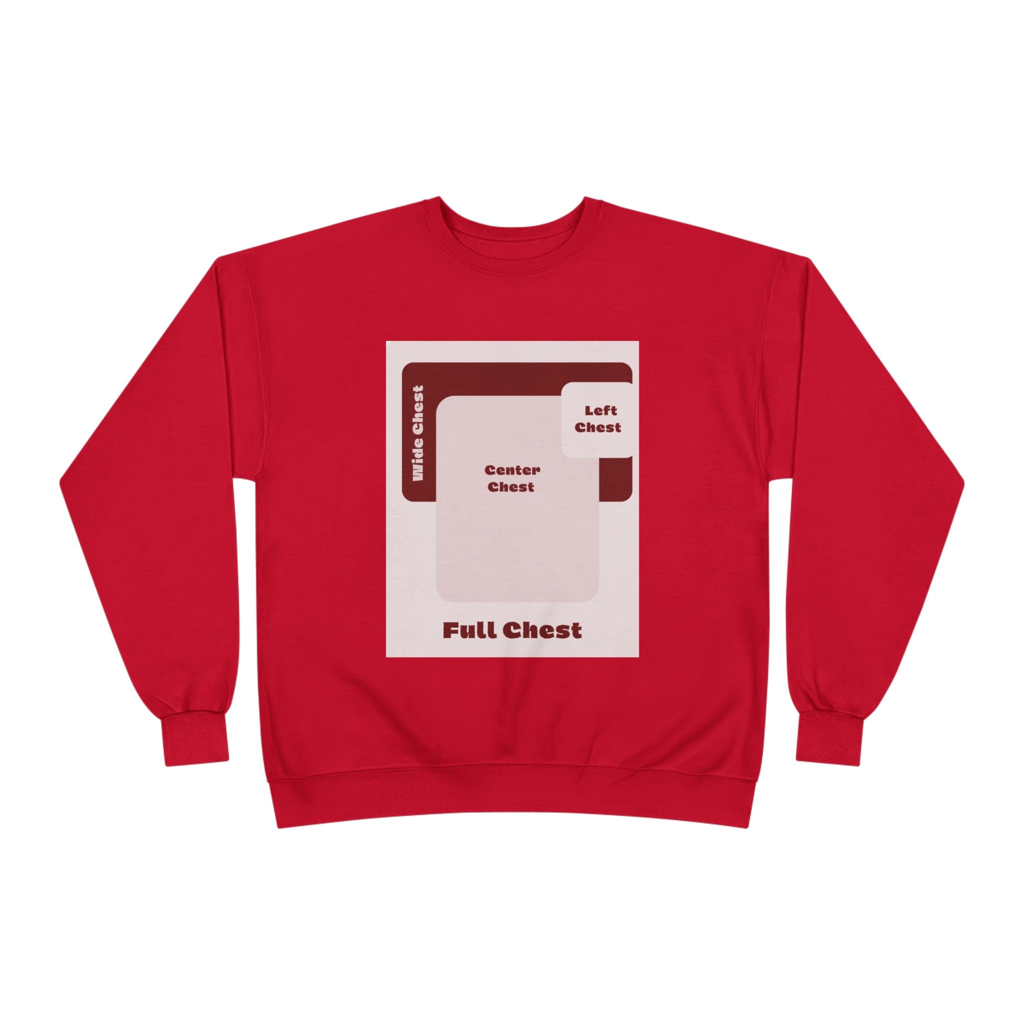 Customizable Unisex Hanes P160 EcoSmart Crewneck Sweatshirt Custom Print
