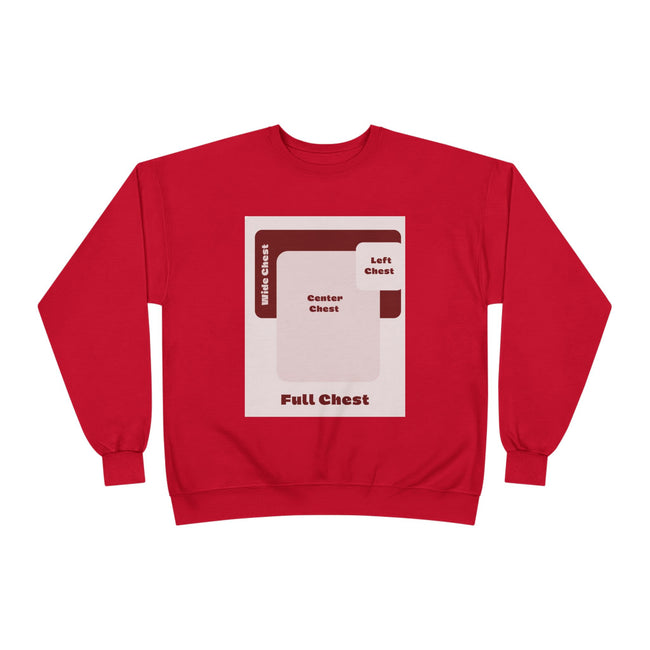 Customizable Unisex Hanes P160 EcoSmart Crewneck Sweatshirt Custom Print