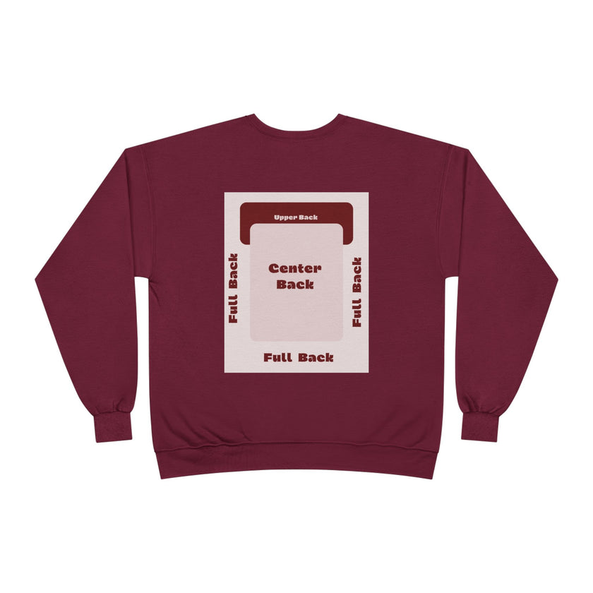 Customizable Unisex Hanes P160 EcoSmart Crewneck Sweatshirt Custom Print