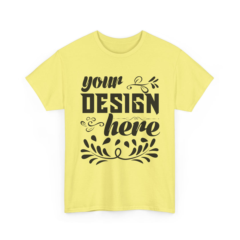 Customizable Gildan 5000 Unisex Heavy Cotton T-Shirt Classic Fit