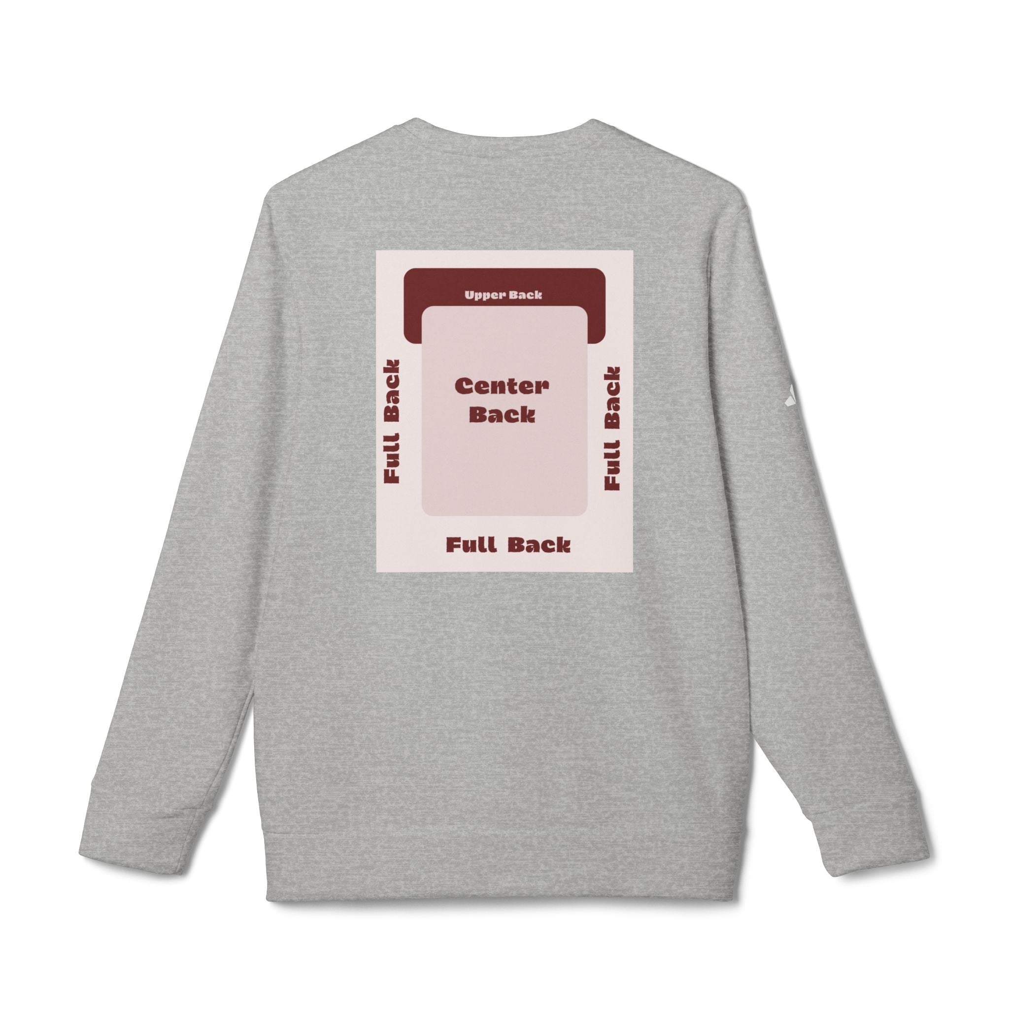 Customizable Adidas A434 Unisex Fleece Crewneck Sweatshirt