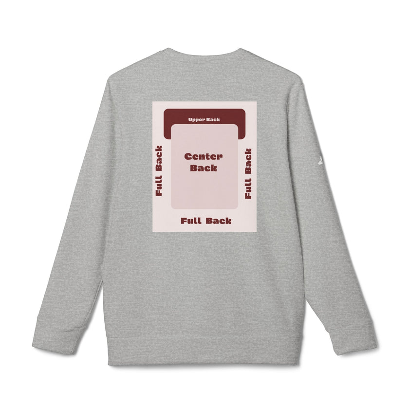 Customizable Adidas A434 Unisex Fleece Crewneck Sweatshirt