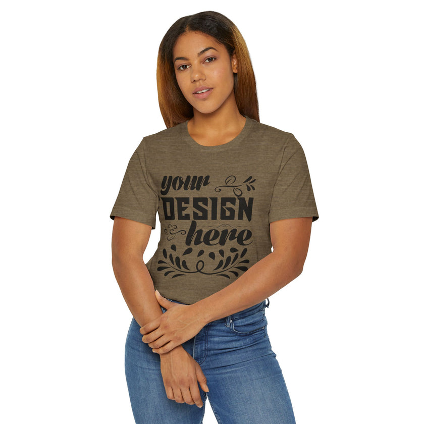 Customizable Prime Essentials Unisex Jersey T-Shirt Lightweight