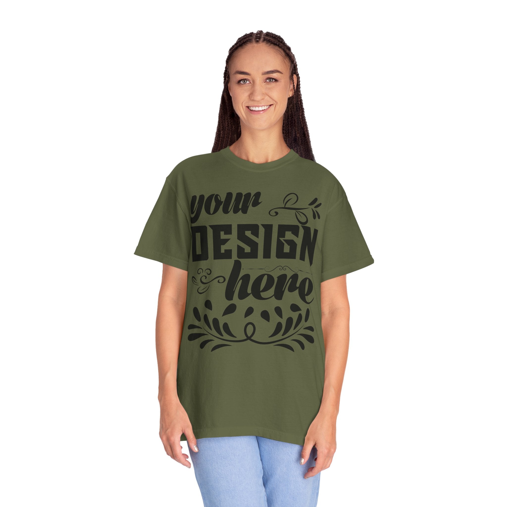 Customizable Comfort Colors 1717 Unisex Garment-Dyed T-Shirt