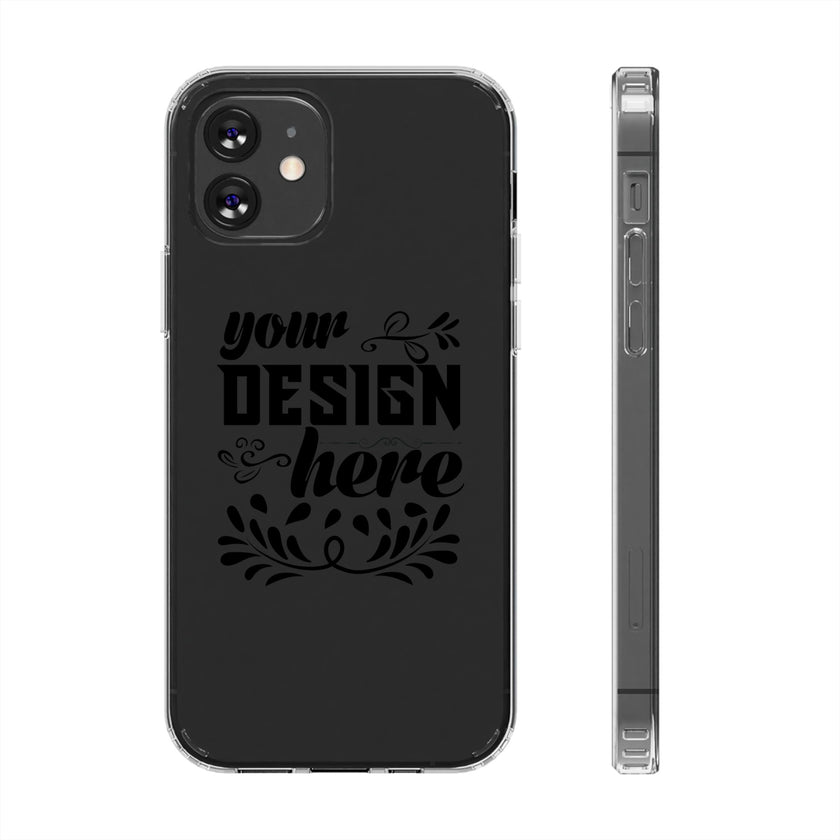 Customizable Clear Impact Resistant Phone Case With TPU Sides Wireless Ready