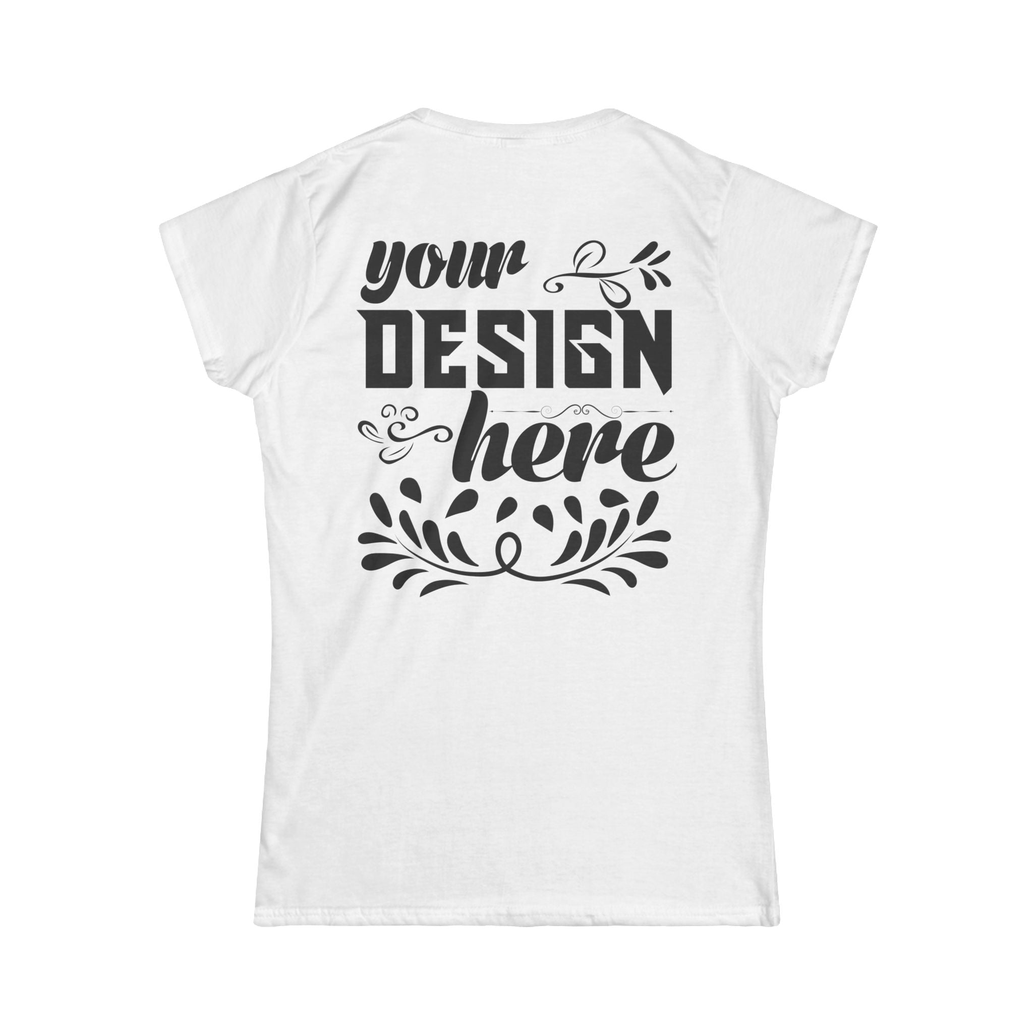 Customizable Gildan 64000L Womens Softstyle Short Sleeve T-Shirt