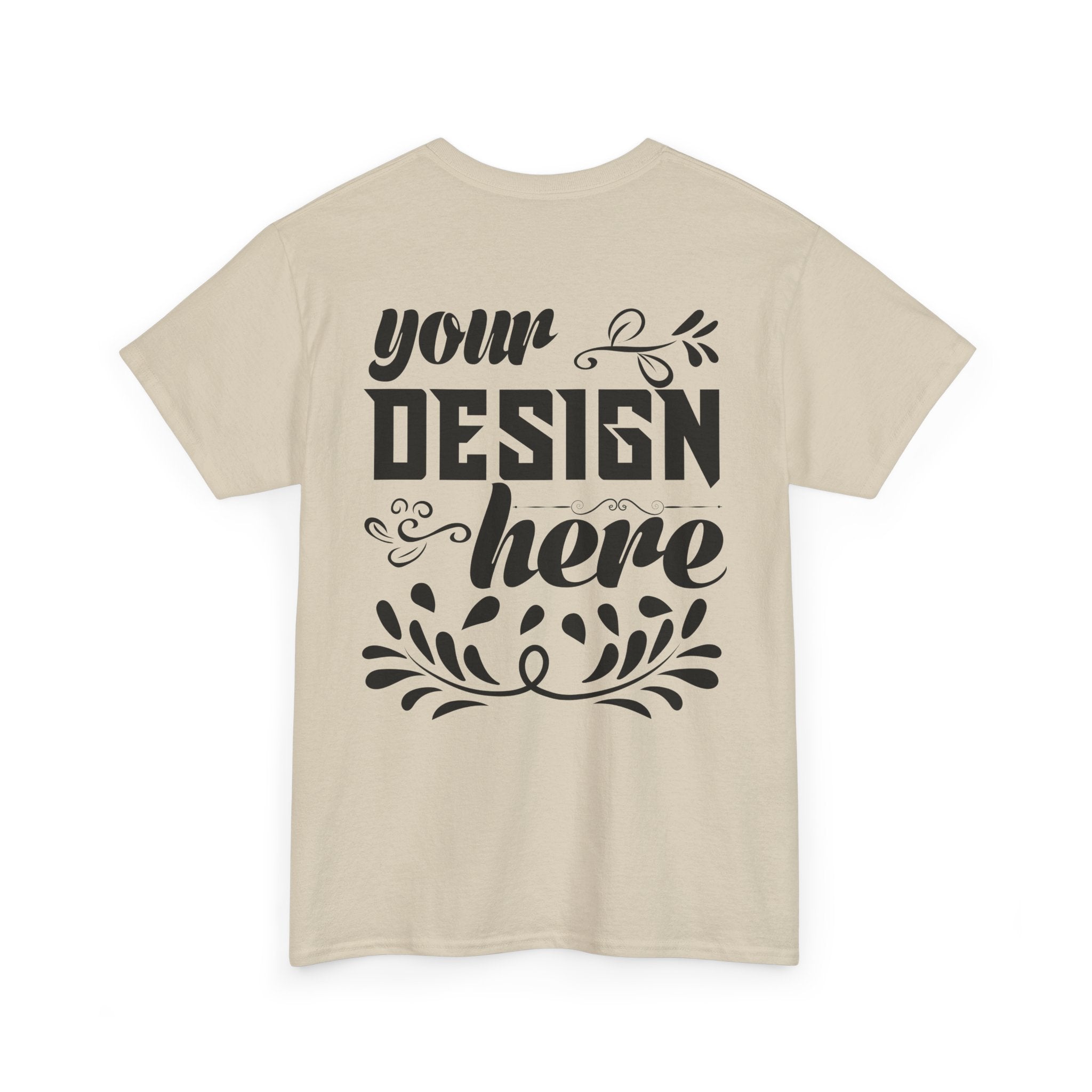 Customizable Gildan 5000 Unisex Heavy Cotton T-Shirt Classic Fit