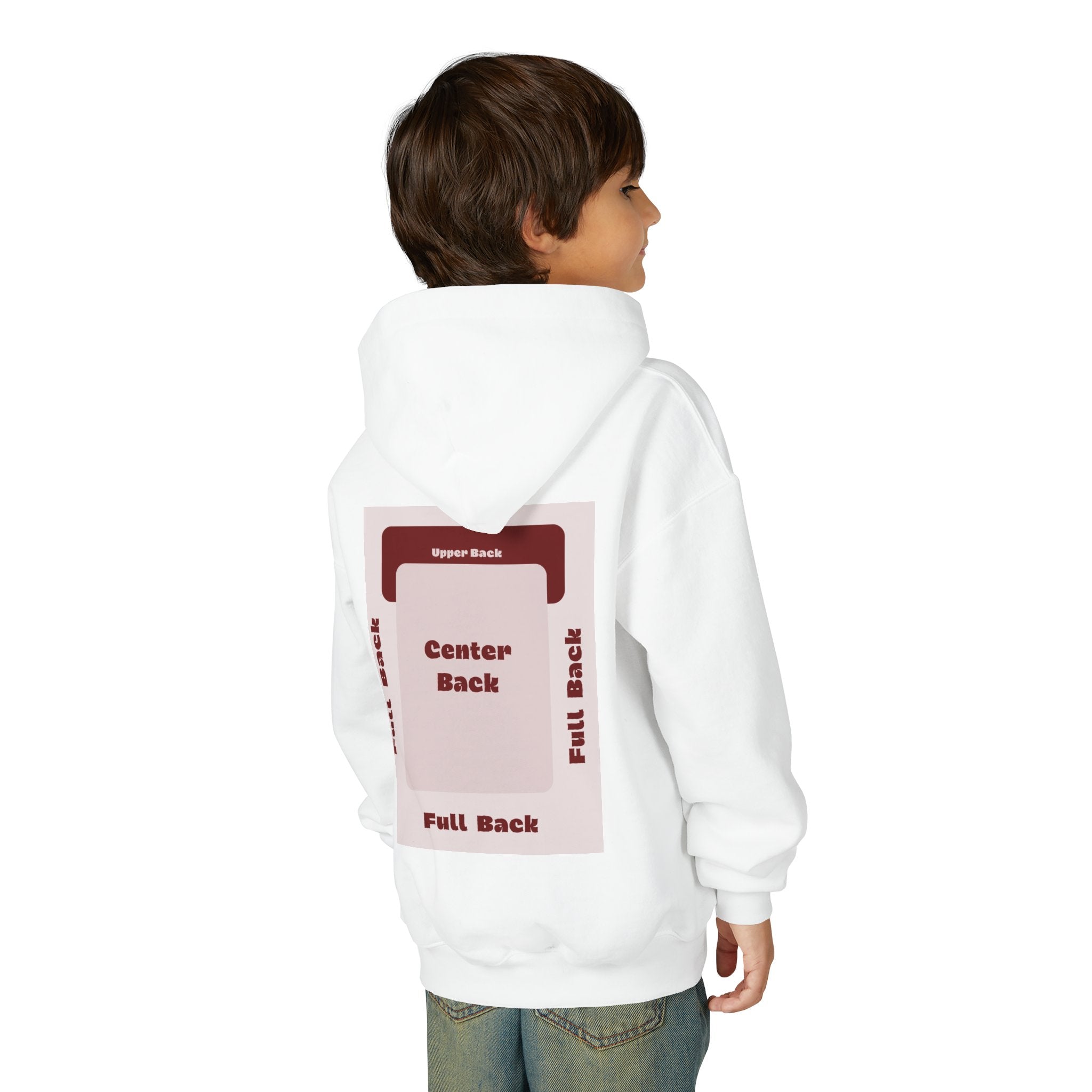 Customizable Gildan 18500B Youth Heavy Blend Hooded Sweatshirt