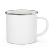Customizable Enamel Camping Mug 12oz Stainless Steel with Rounded Corners
