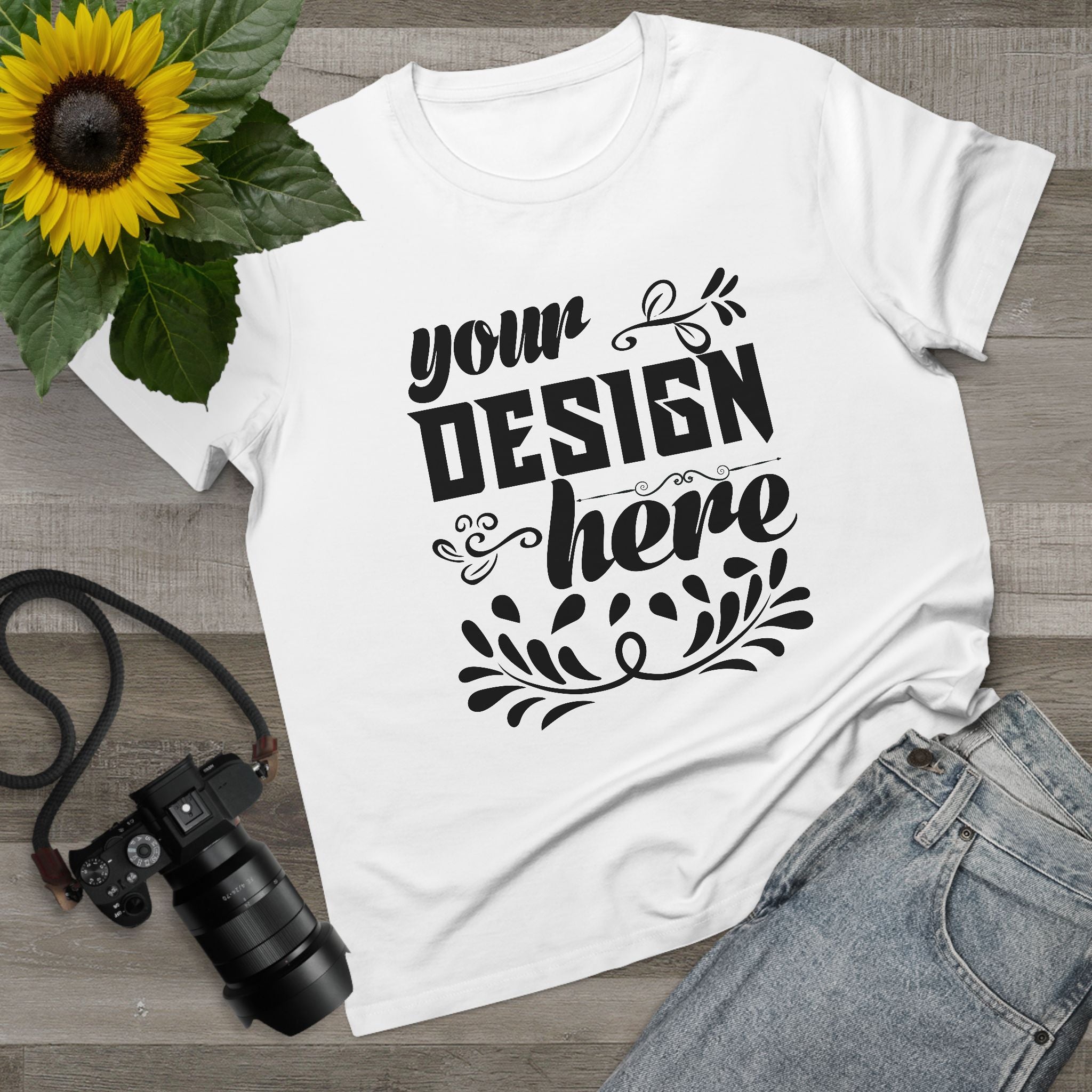 Customizable AS Colour 4001 Womens Maple Cotton T-Shirt