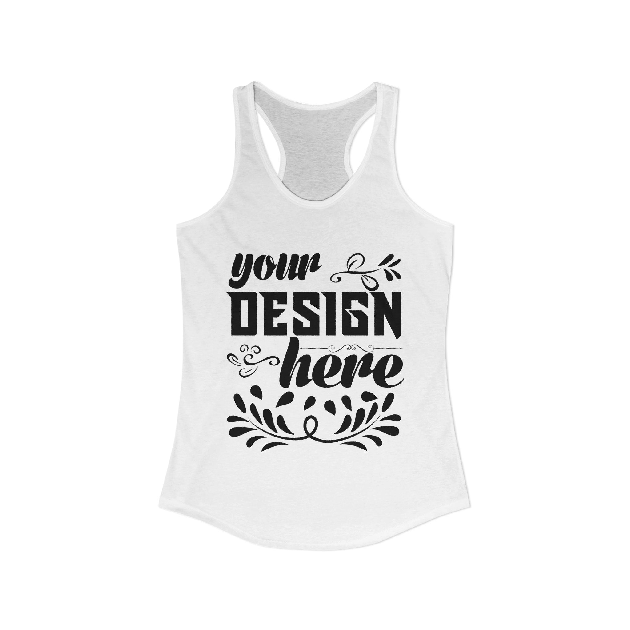 Customizable Next Level 1533 Womens Ideal Racerback Tank