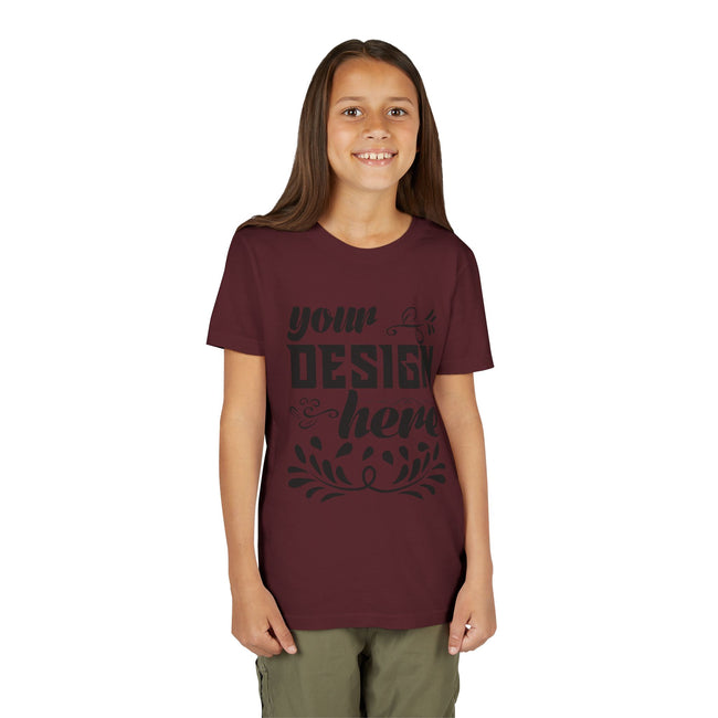 Customizable Bella+Canvas 3001Y Youth Short Sleeve T-Shirt Premium Fit