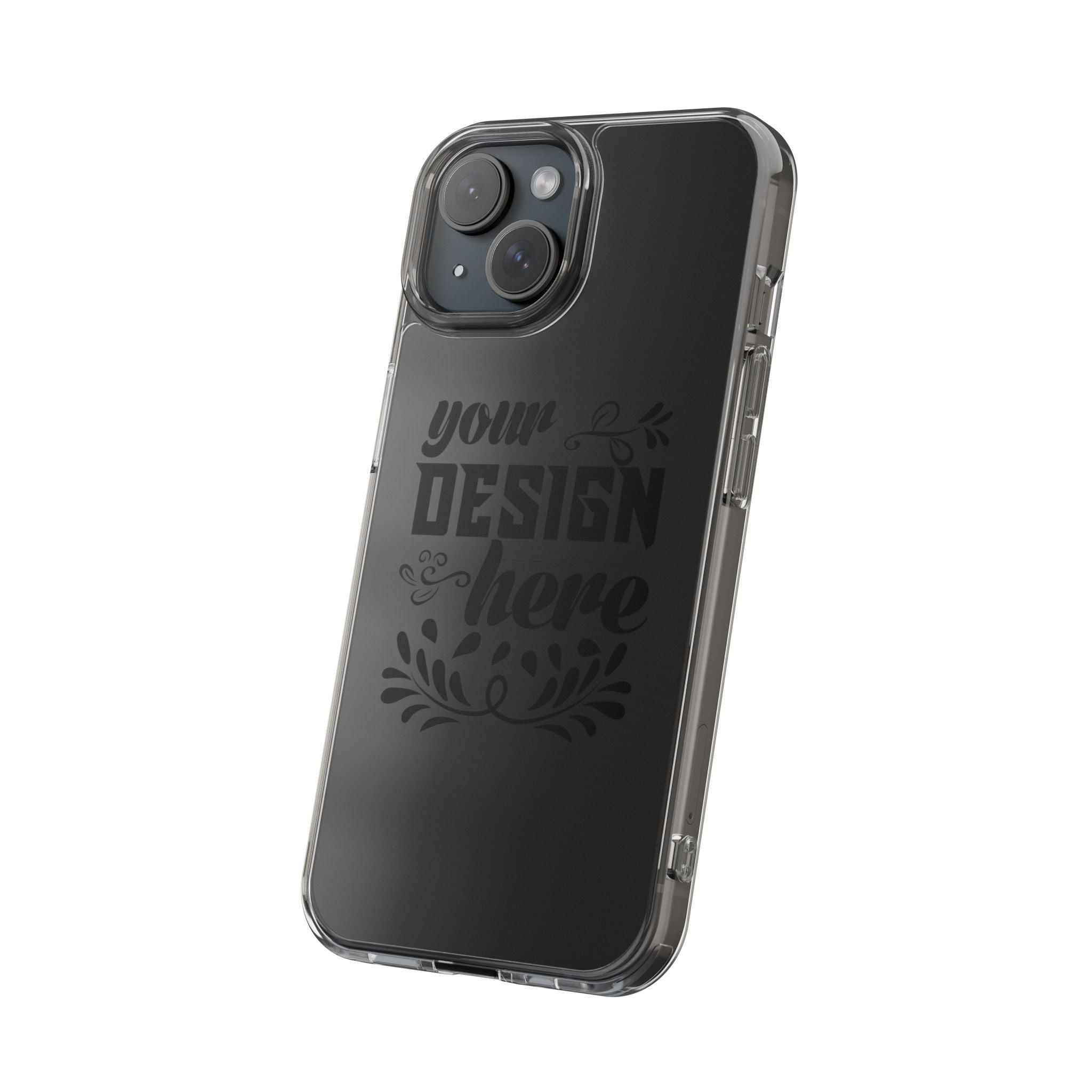 Customizable Clear Impact Resistant Phone Case With TPU Sides Wireless Ready