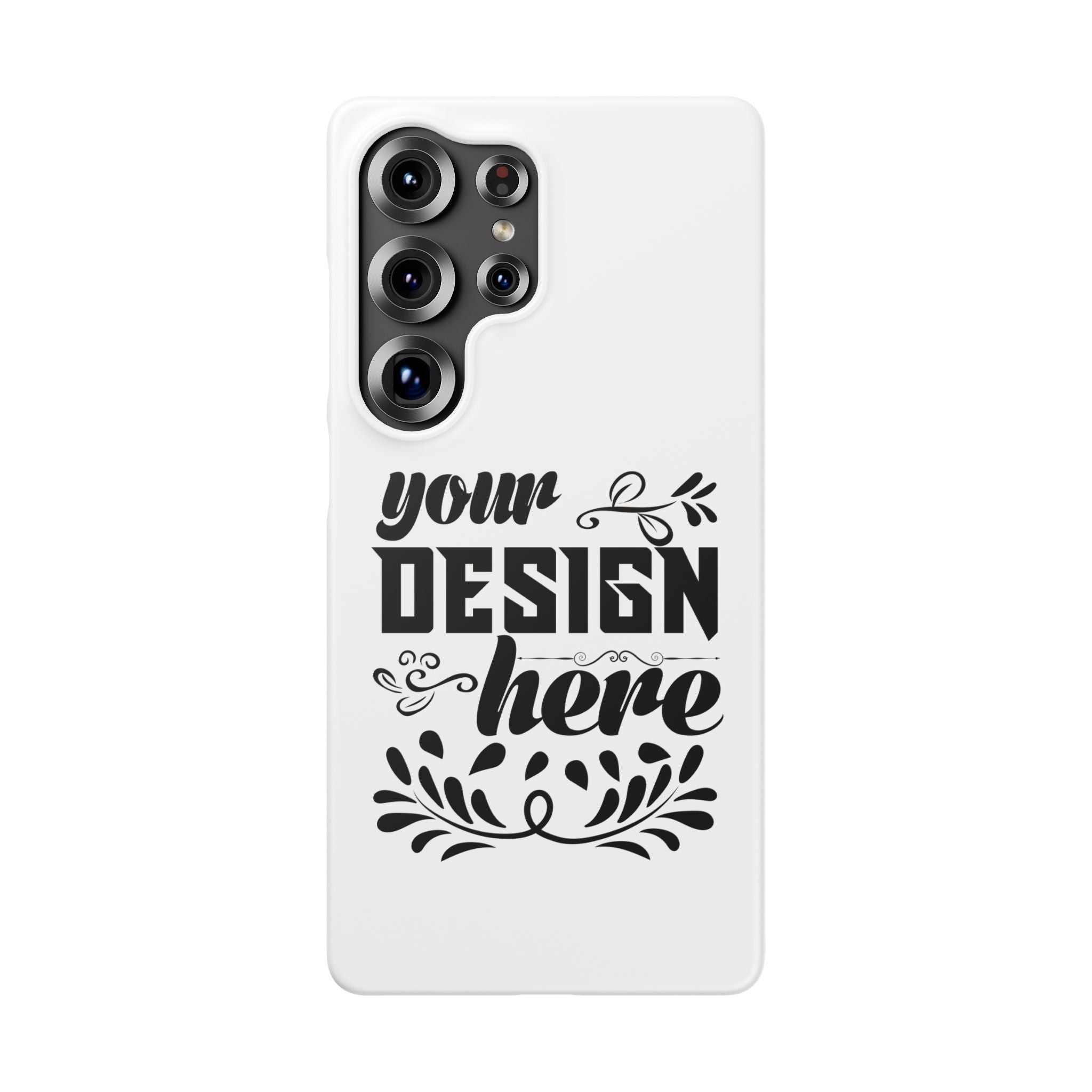 Customizable Snap Phone Case Slim Lightweight Polycarbonate Gloss Or Matte