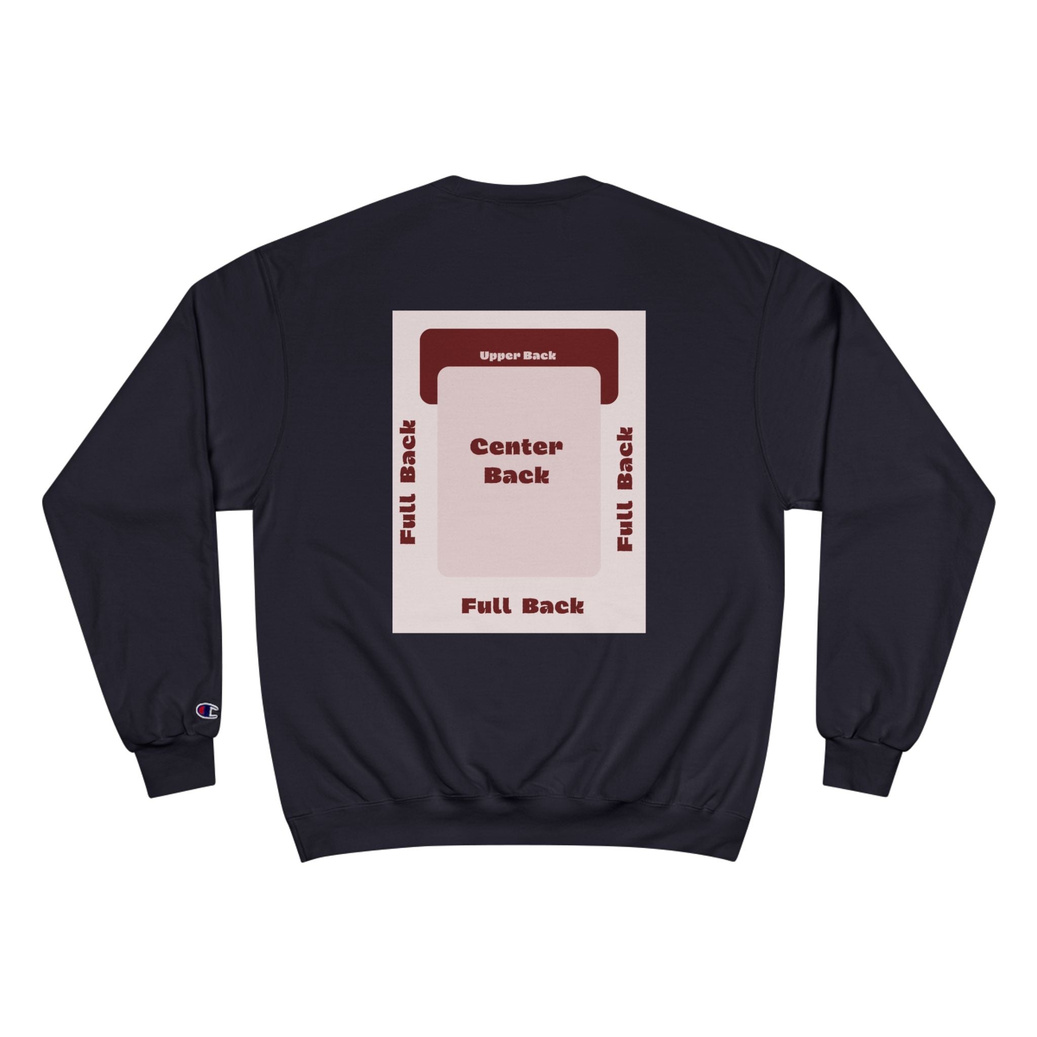 Customizable Champion S600 Crewneck Sweatshirt DTG Print