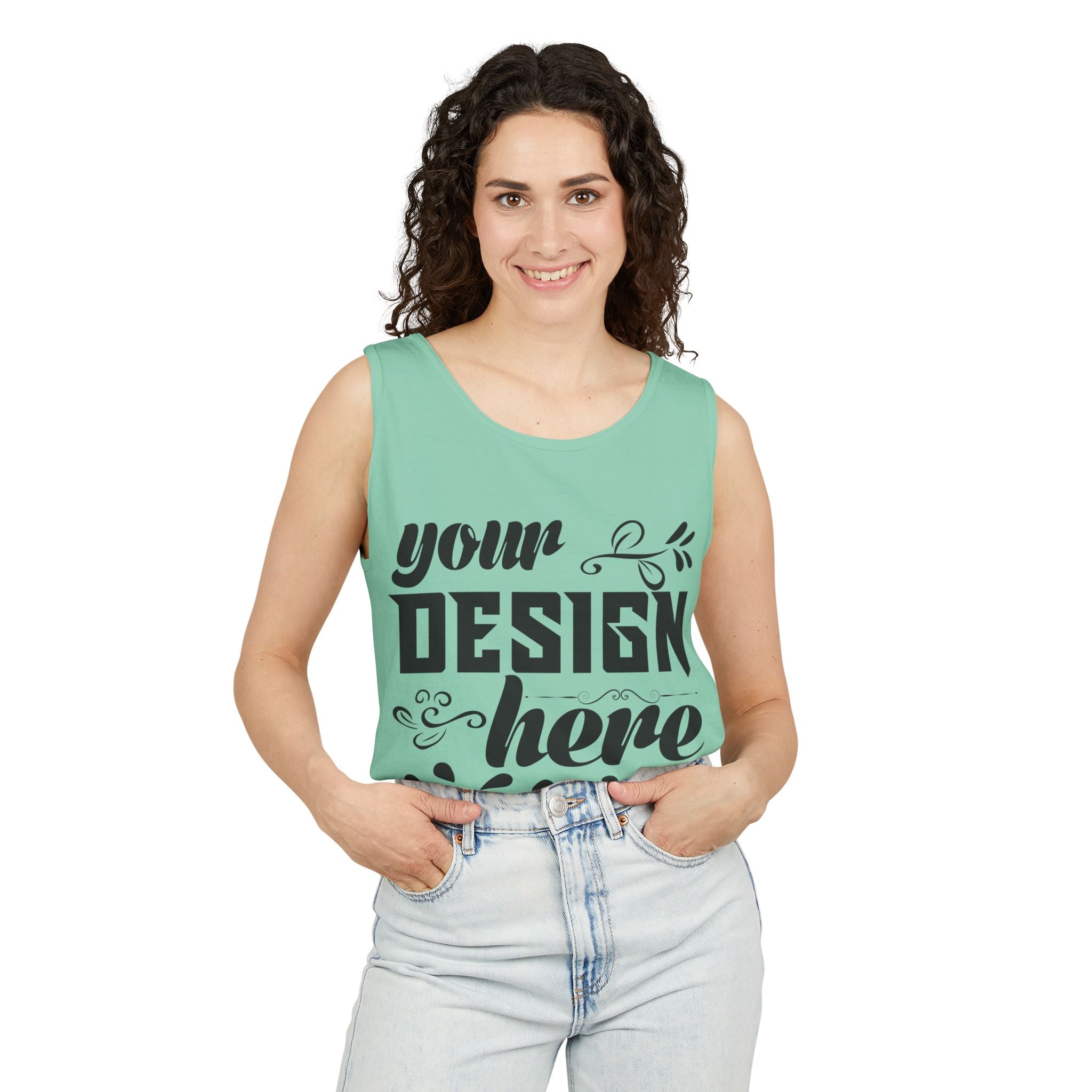 Customizable  Comfort Colors 9360  Unisex Garment Dyed Tank Top