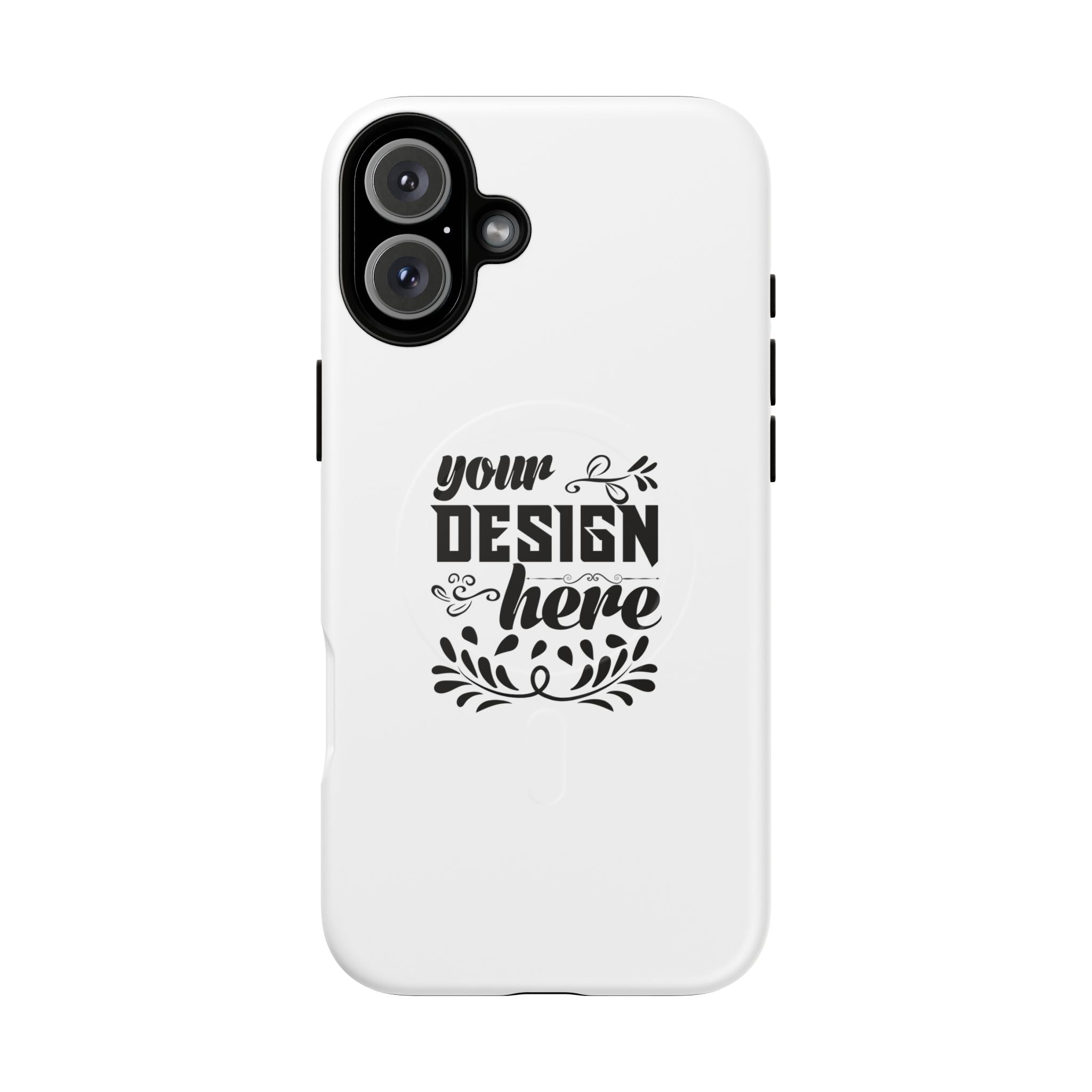 Customizable Tough Magnetic Phone Case Dual Layer Polycarbonate TPU Liner