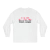 American Apparel 1304 Unisex Long Sleeve T-Shirt Buy a Vowel Graphic Print