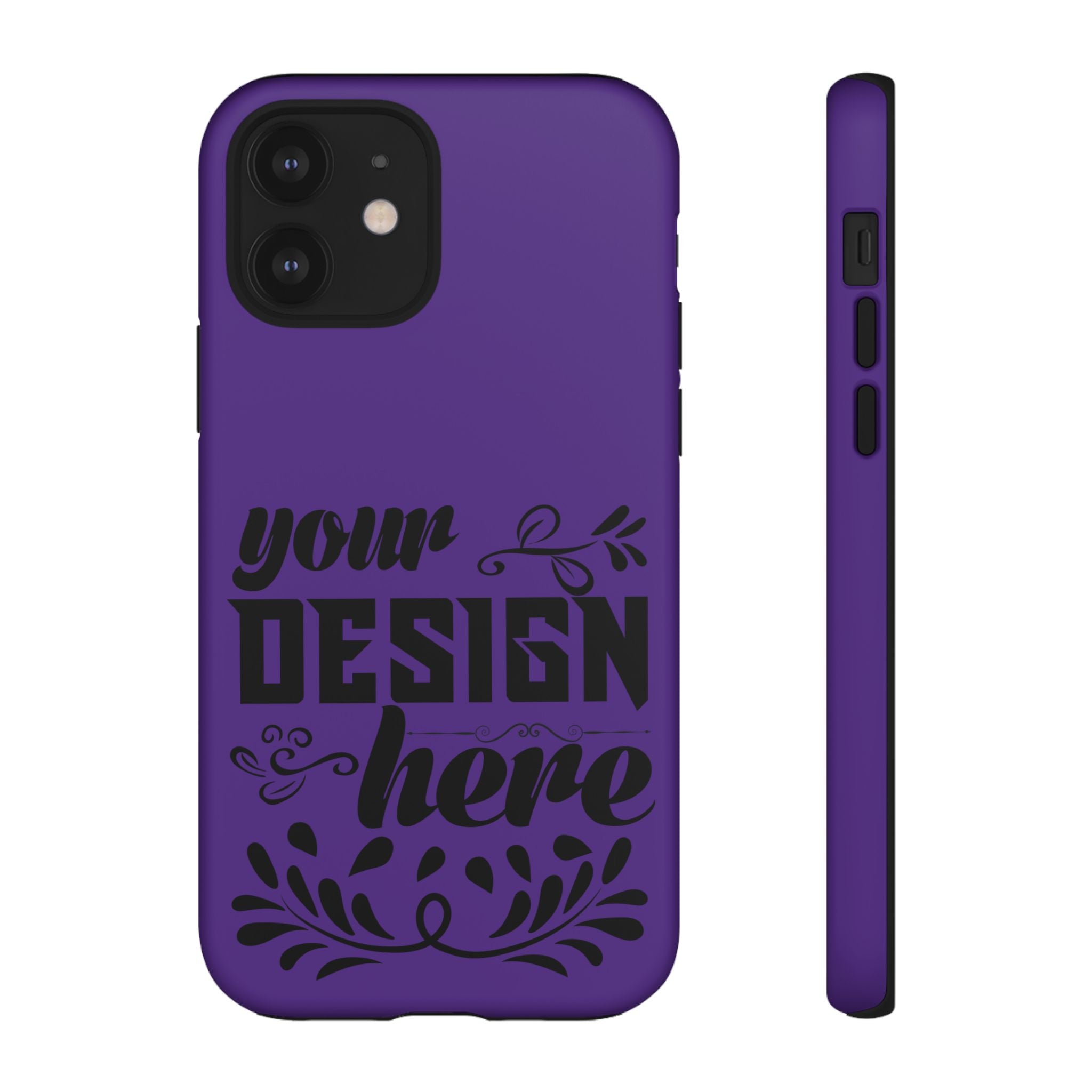 Customizable Tough Dual Layer Phone Case Polycarbonate TPU Liner Protective
