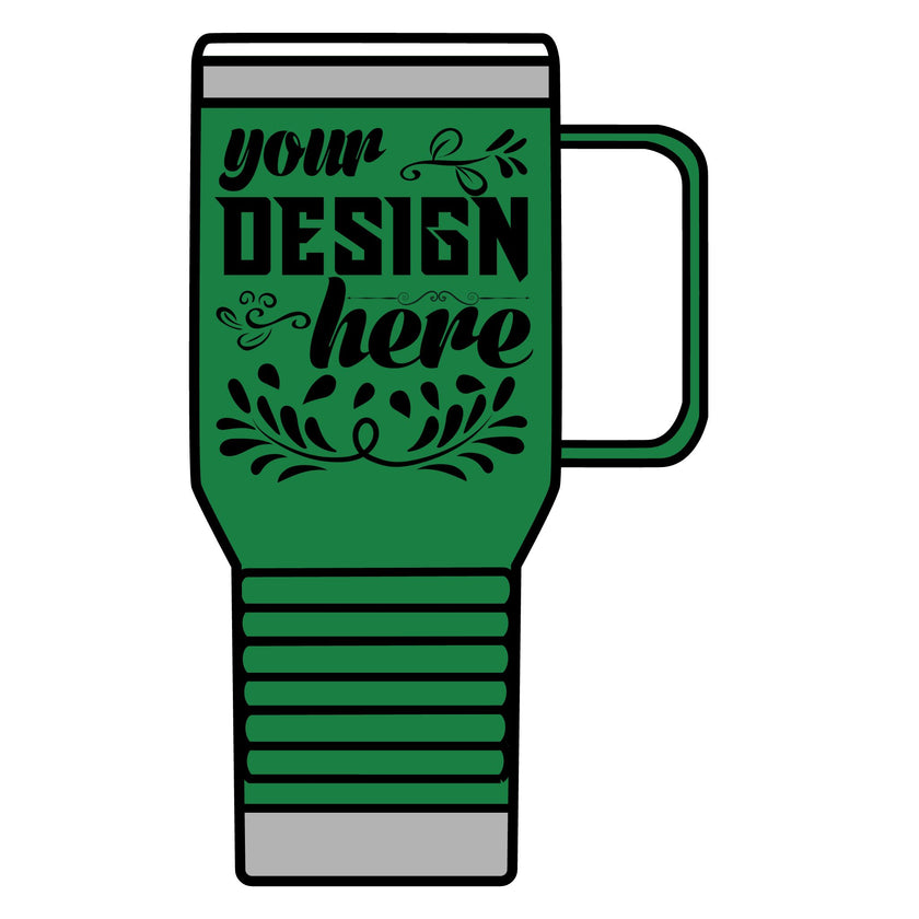 Customizable Polar Camel 20oz Stainless Steel Travel Mug with Handle