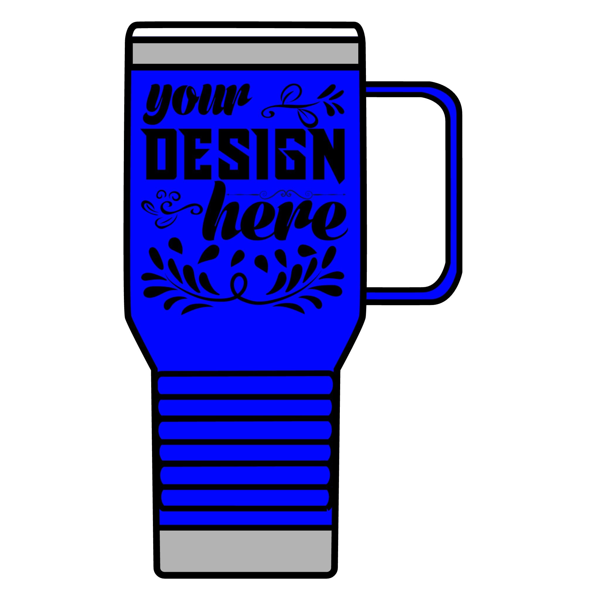 Customizable Polar Camel 20oz Stainless Steel Travel Mug with Handle