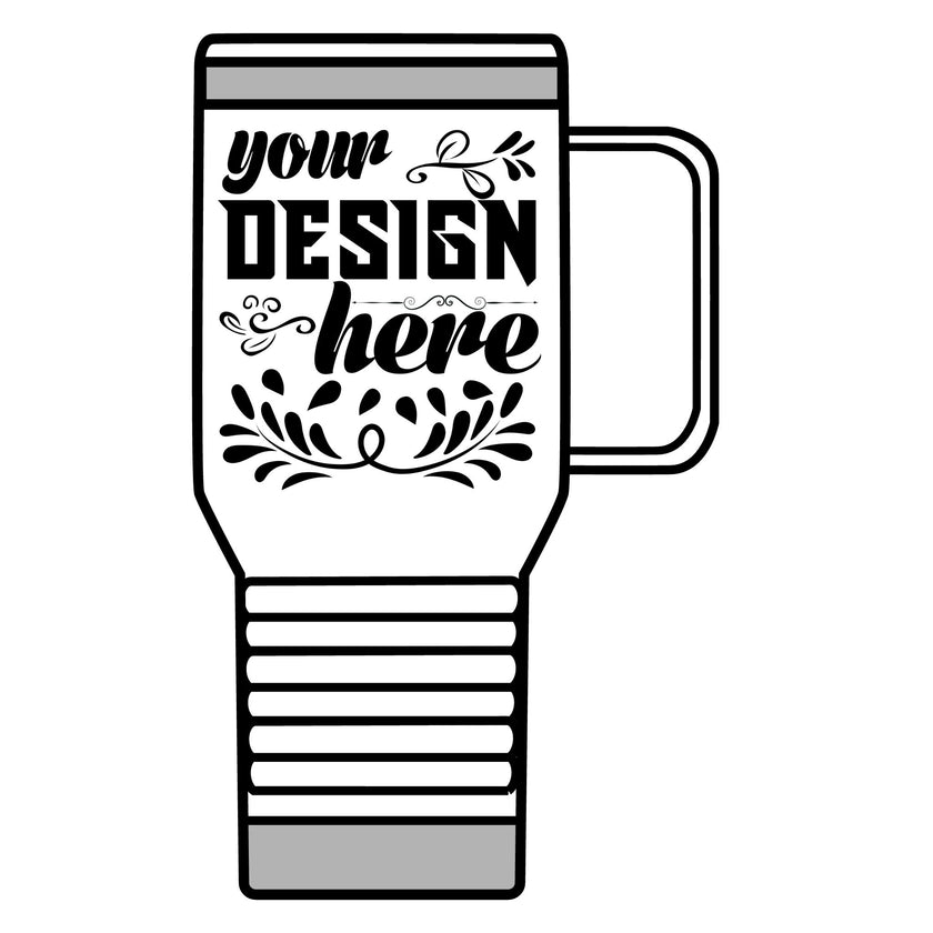 Customizable Polar Camel 20oz Stainless Steel Travel Mug with Handle