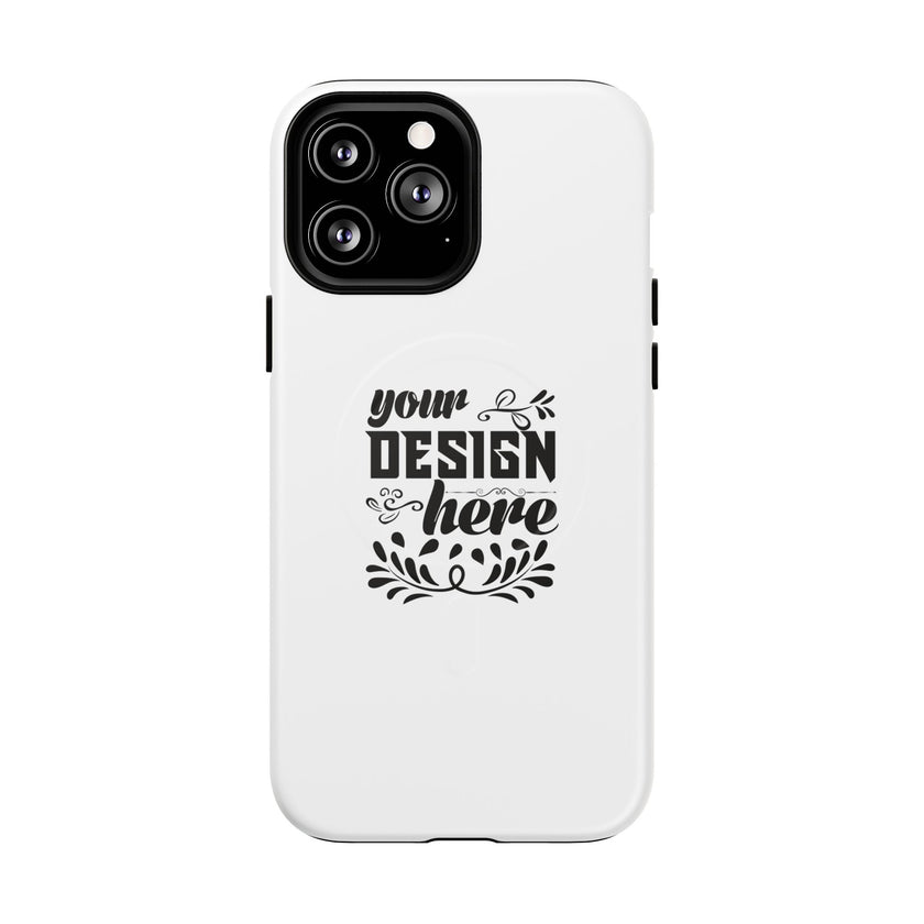 Customizable Tough Magnetic Phone Case Dual Layer Polycarbonate TPU Liner