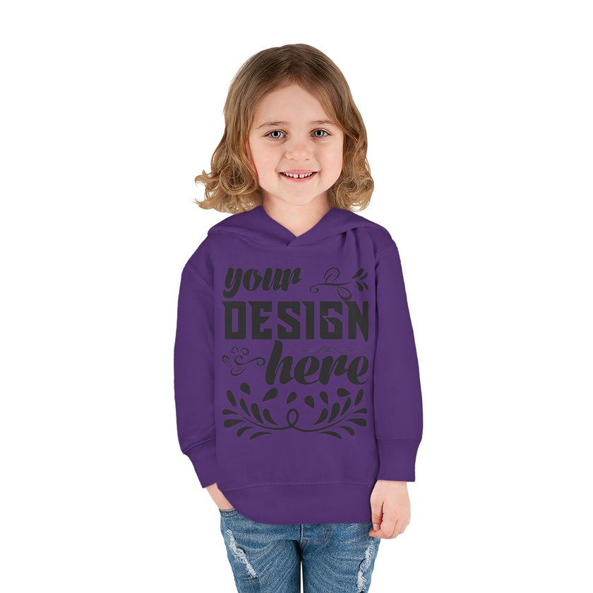 Customizable Rabbit Skins Toddler Pullover Fleece Hoodie DTG