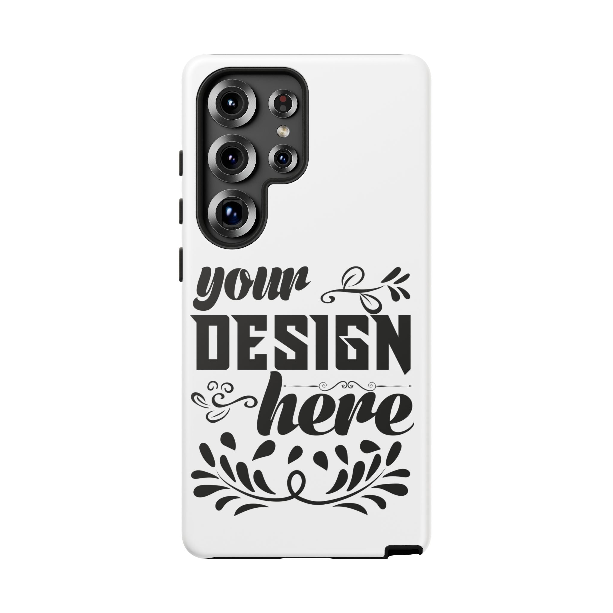 Customizable Tough Dual Layer Phone Case Polycarbonate TPU Liner Protective