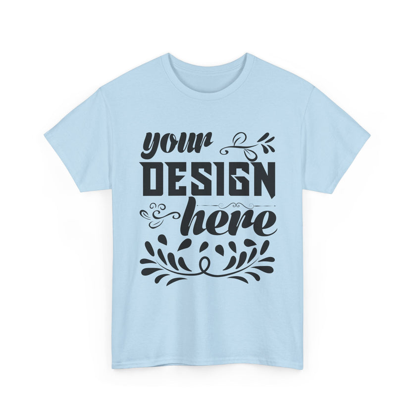 Customizable Gildan 5000 Unisex Heavy Cotton T-Shirt Classic Fit