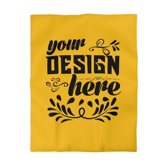 Customizable Microfiber Duvet Cover with Invisible Zipper Multiple Sizes