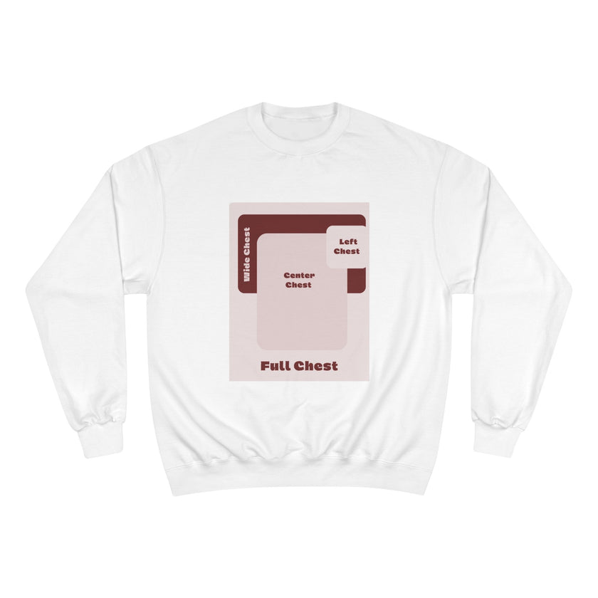 Customizable Champion S600 Crewneck Sweatshirt DTG Print