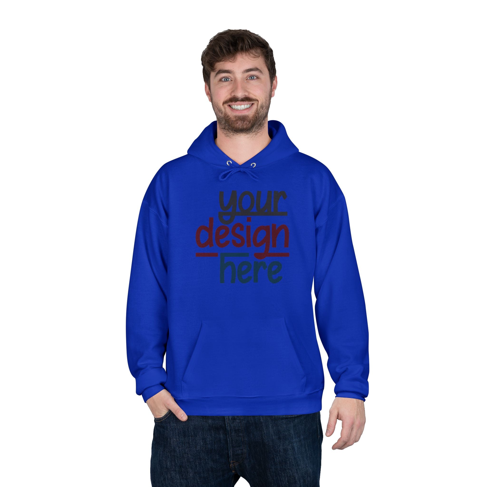 Customizable Hanes P170 EcoSmart Unisex Pullover Hoodie