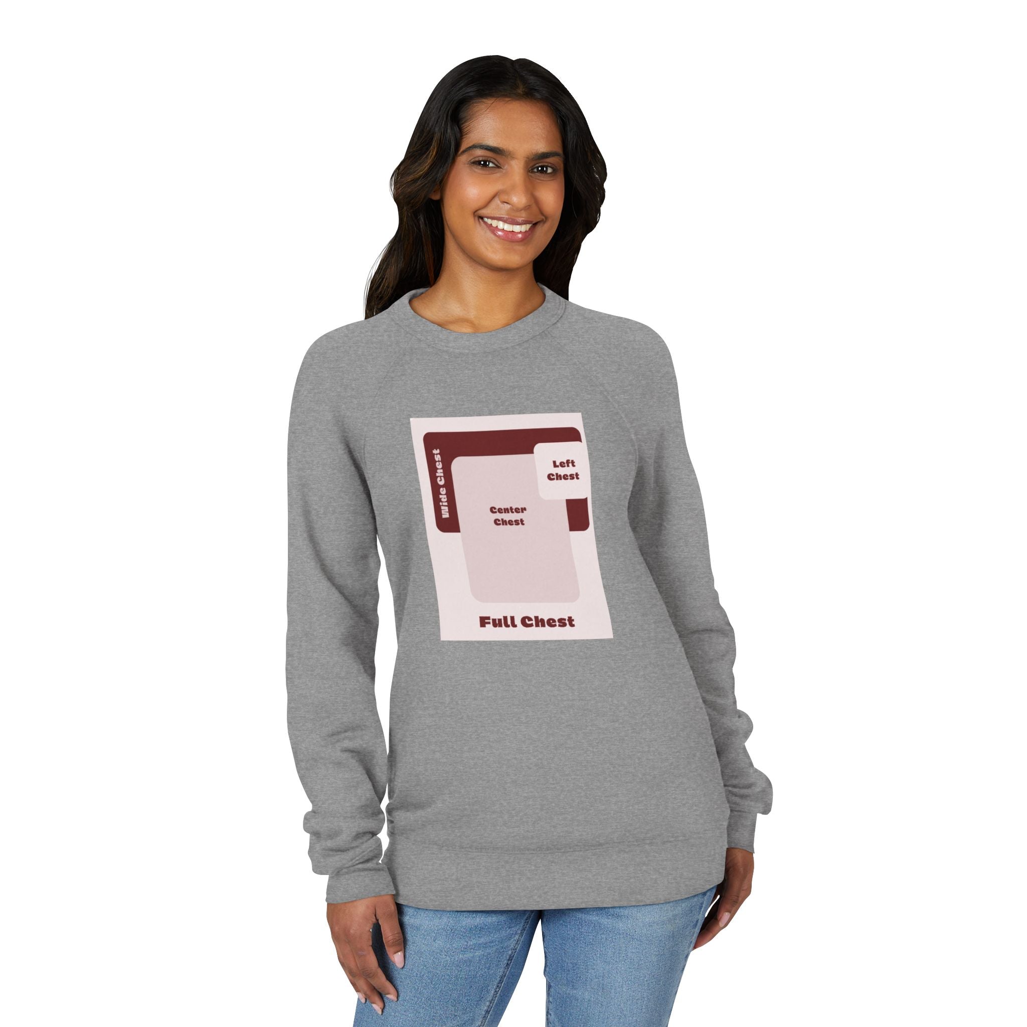 Customizable Bella+Canvas 3901 Unisex Fleece Raglan Sweatshirt