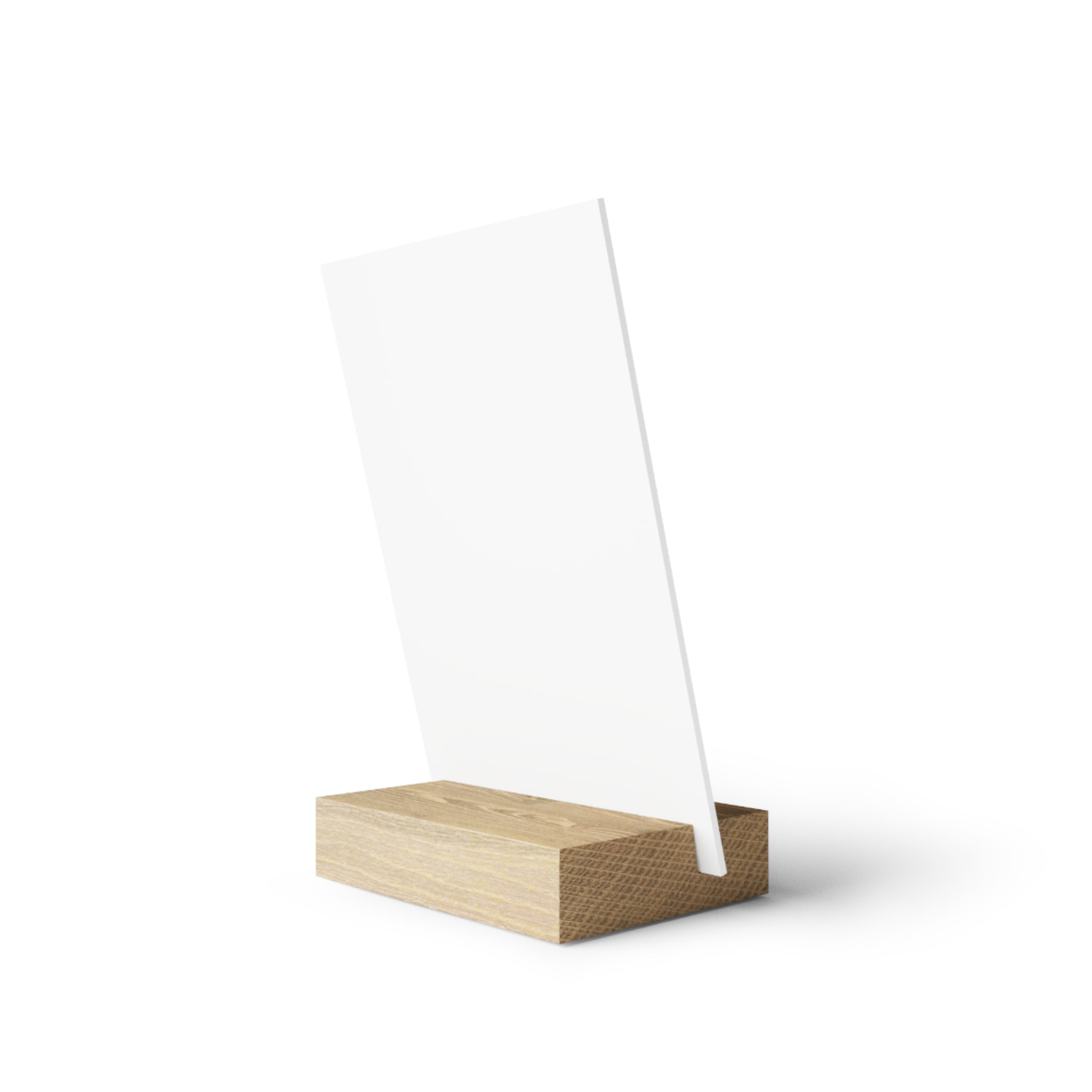 Customizable Gallery Board with Wooden Stand 1.8mm Giclée Print