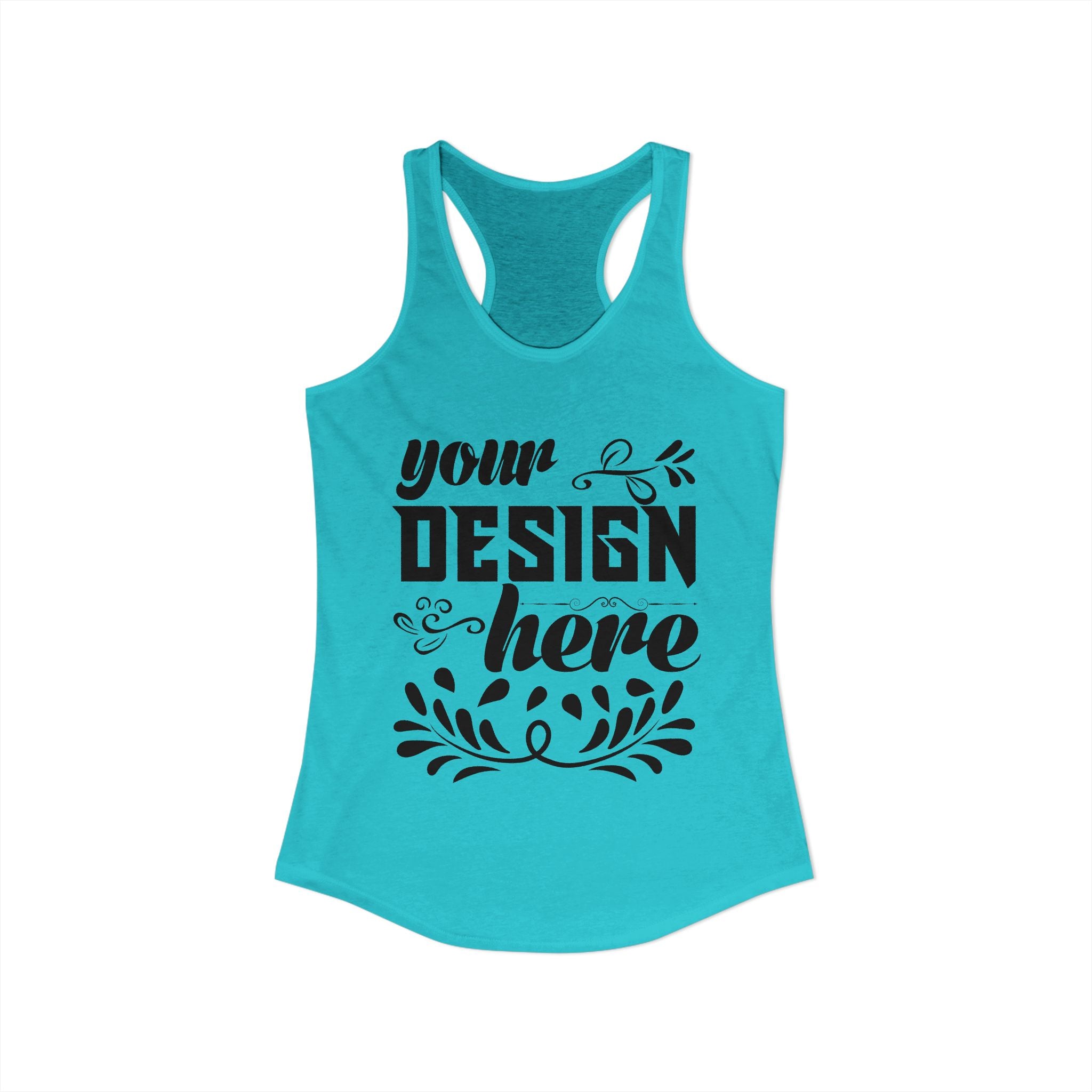 Customizable Next Level 1533 Womens Ideal Racerback Tank